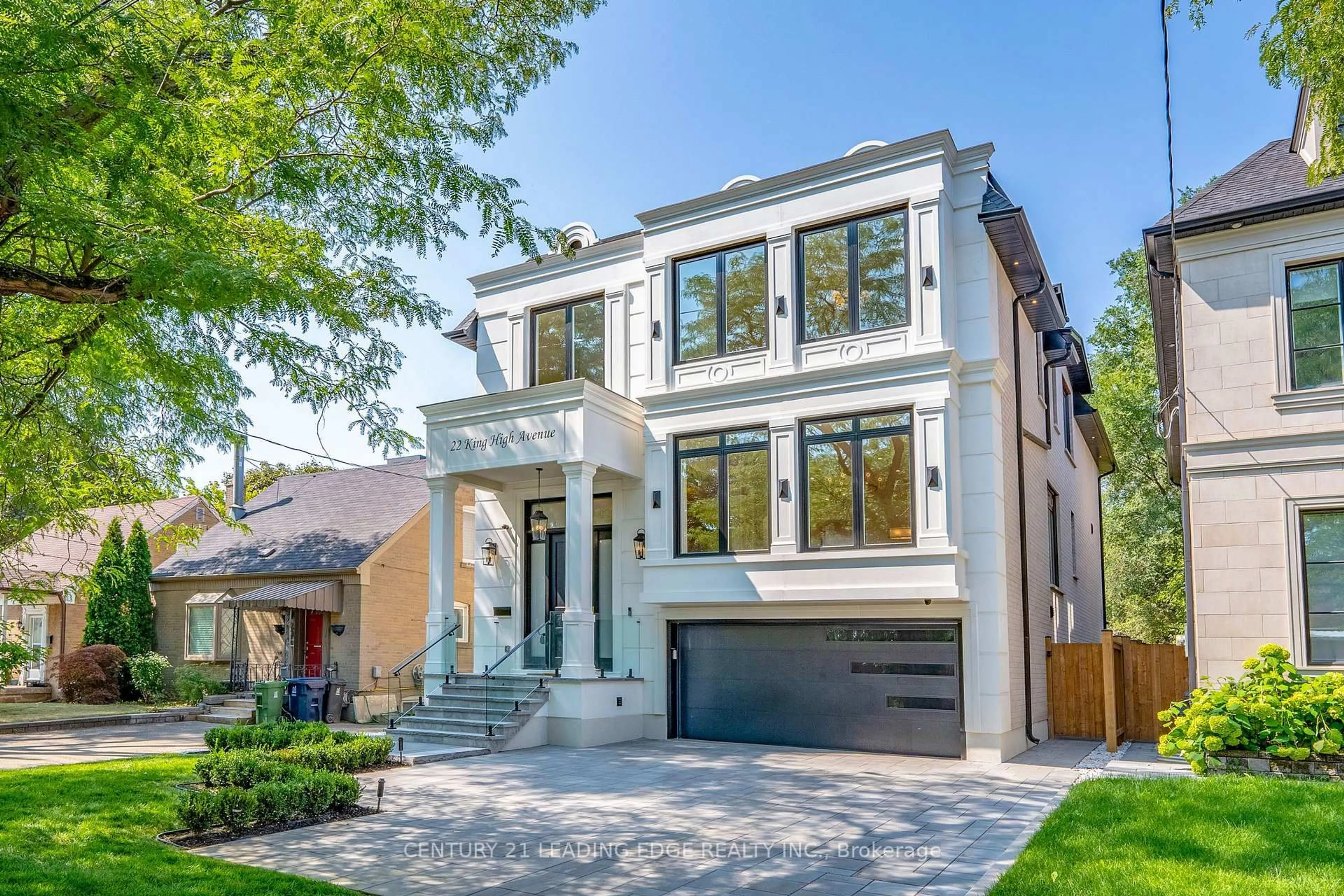 Home with brick exterior material, street for 22 KING HIGH Ave, Toronto Ontario M3H 3A7