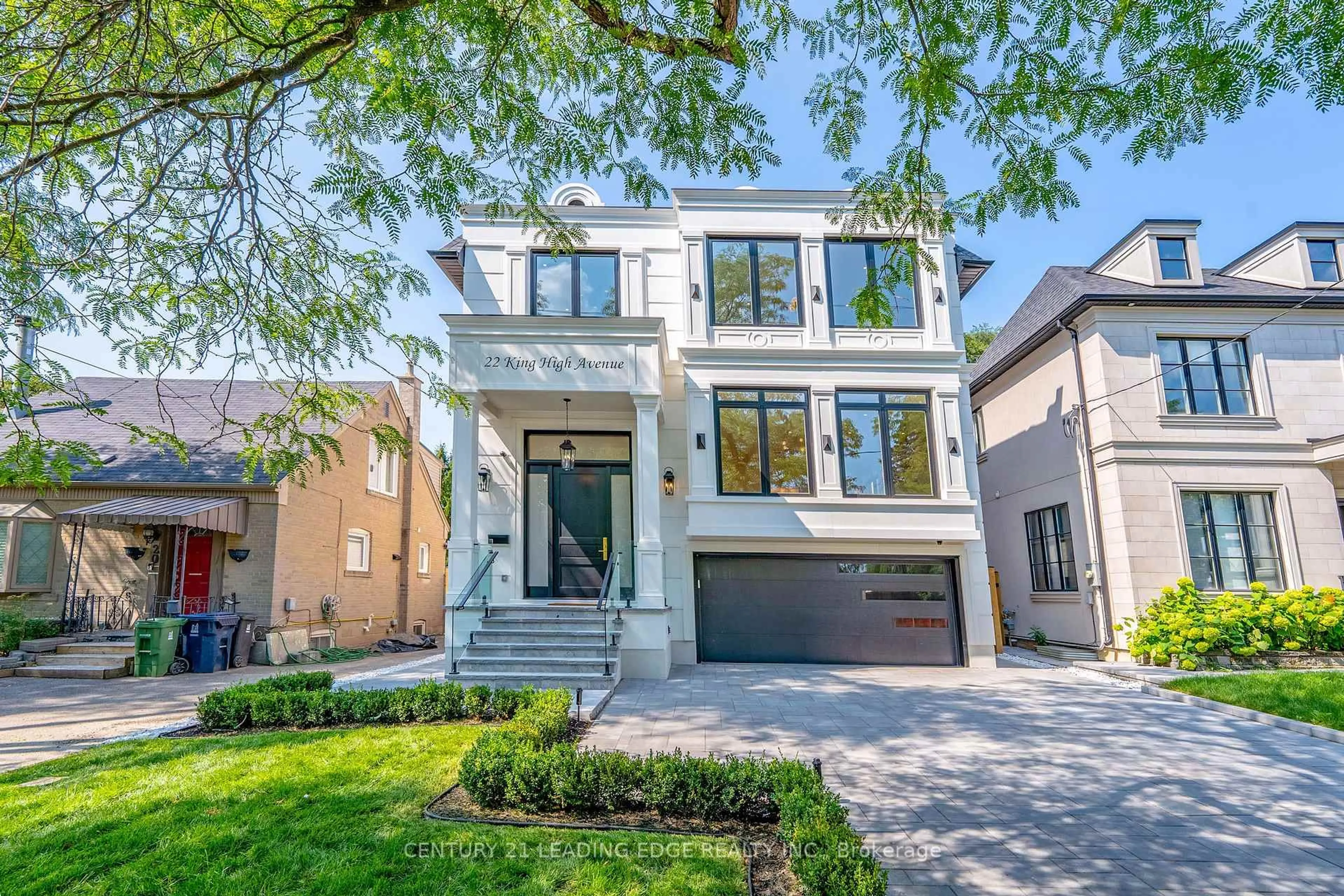 Home with brick exterior material, street for 22 KING HIGH Ave, Toronto Ontario M3H 3A7