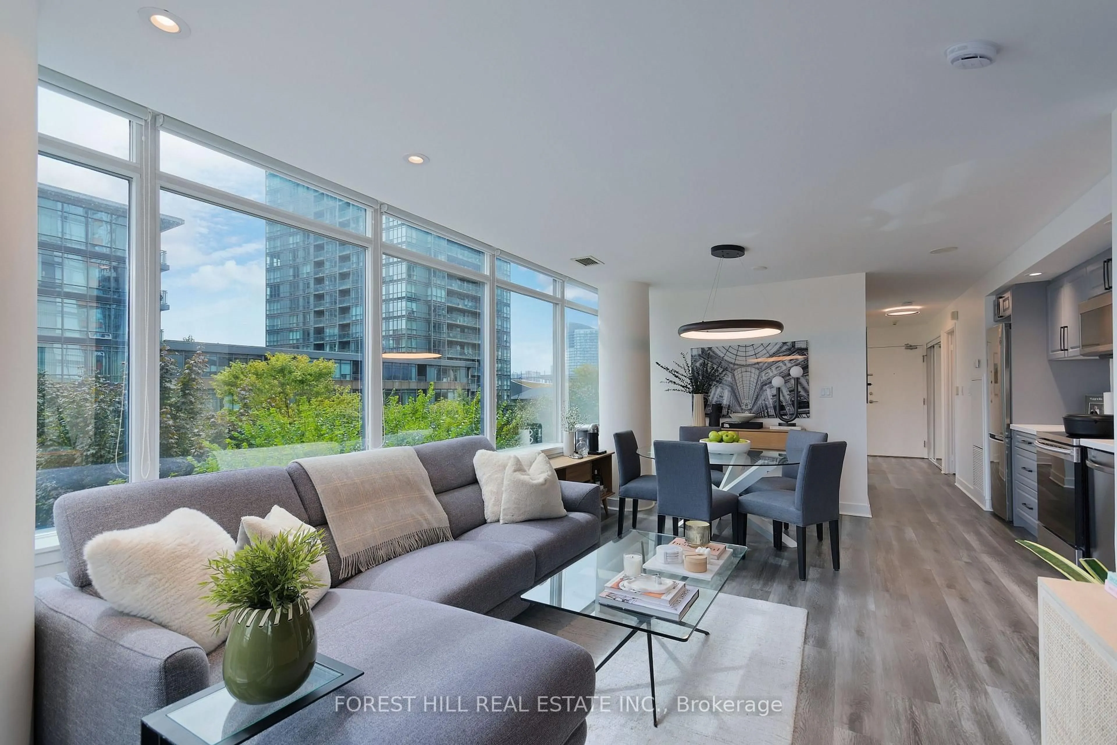 Living room with furniture, unknown for 4K Spadina Ave #218, Toronto Ontario M5V 3Y9