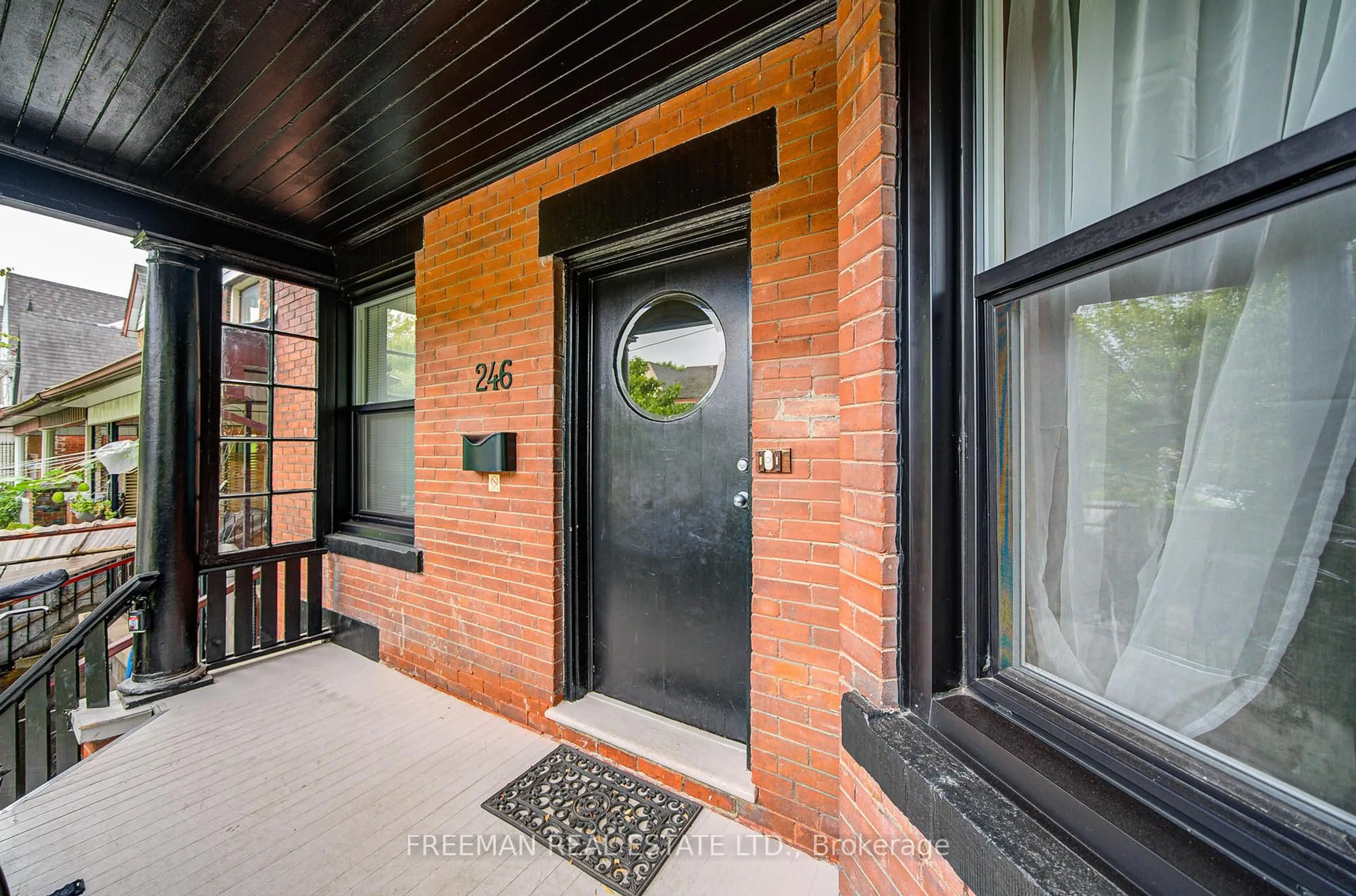 Home with brick exterior material, street for 246 Euclid Ave, Toronto Ontario M6J 2K2