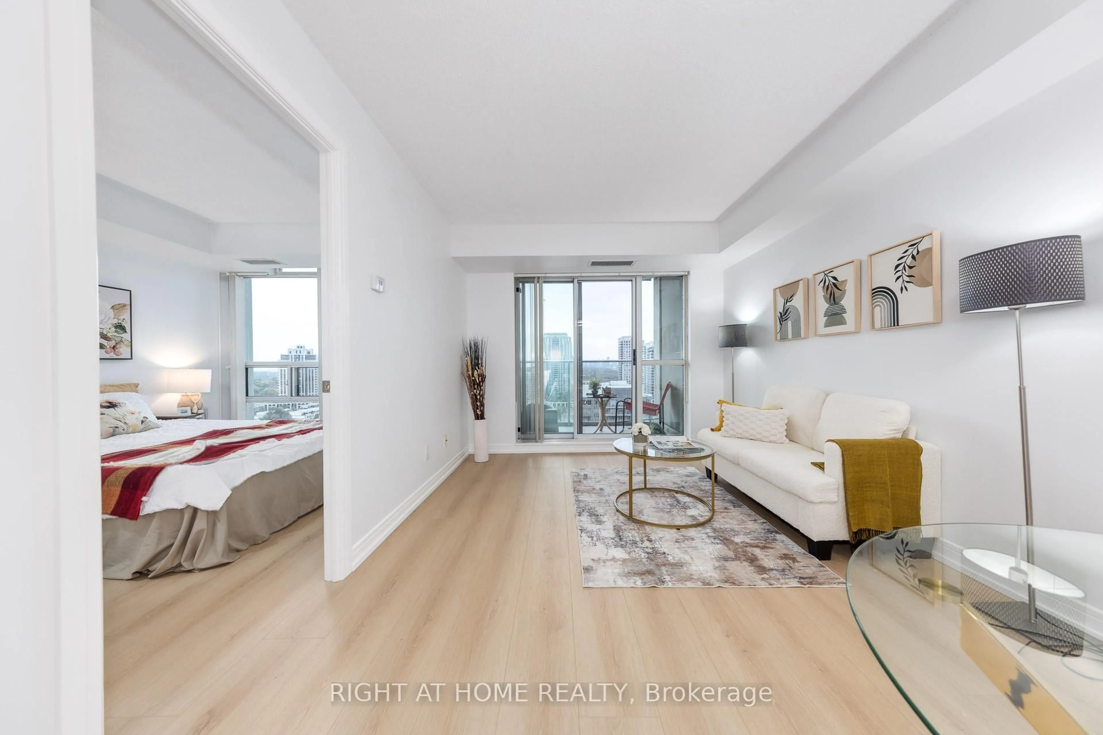 Living room with furniture, unknown for 31 Bales Ave #2216, Toronto Ontario M2N 7L6