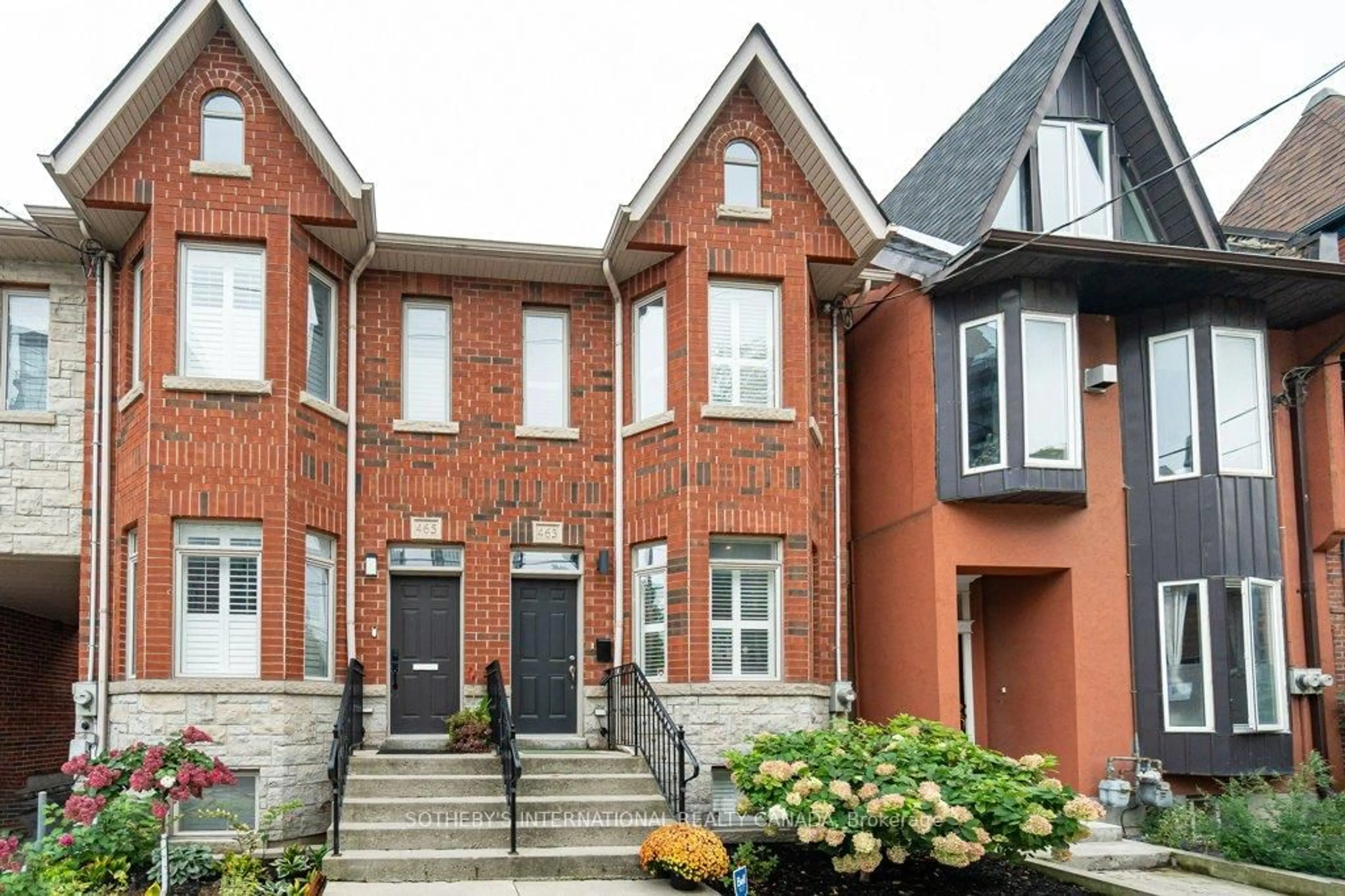 Home with brick exterior material, street for 463 Shuter St, Toronto Ontario M5A 1X4
