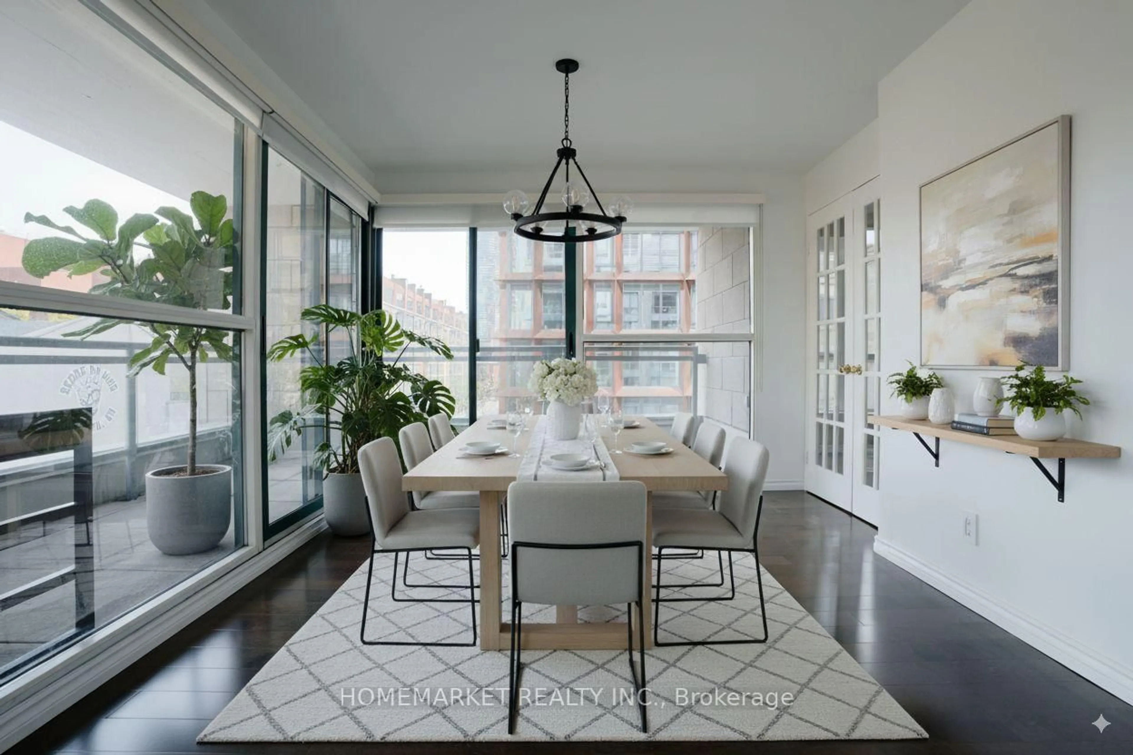 Dining room, unknown for 92 King St #411, Toronto Ontario M5C 2V8
