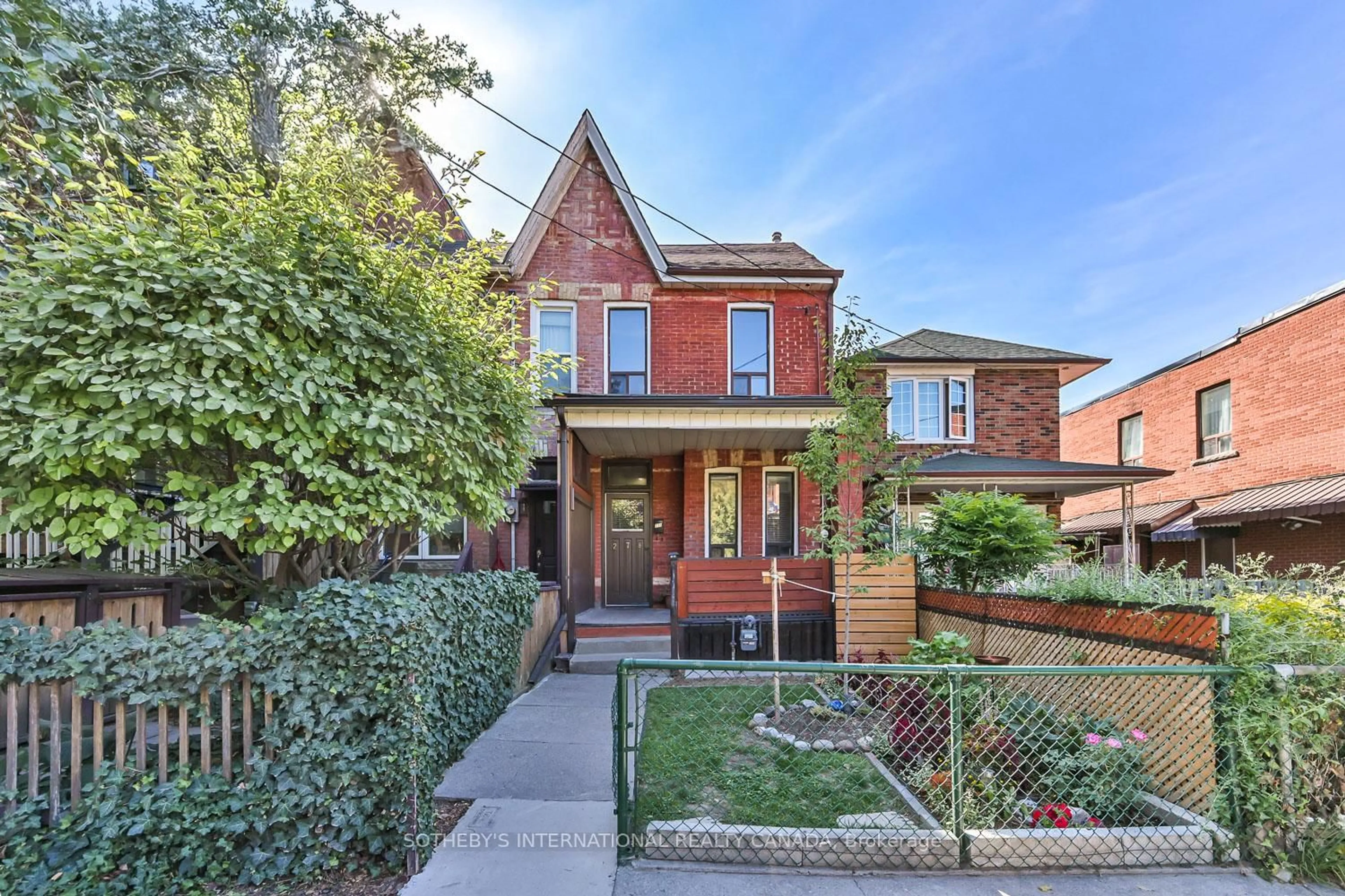 Home with brick exterior material, street for 278 Clinton St, Toronto Ontario M6G 2Y6