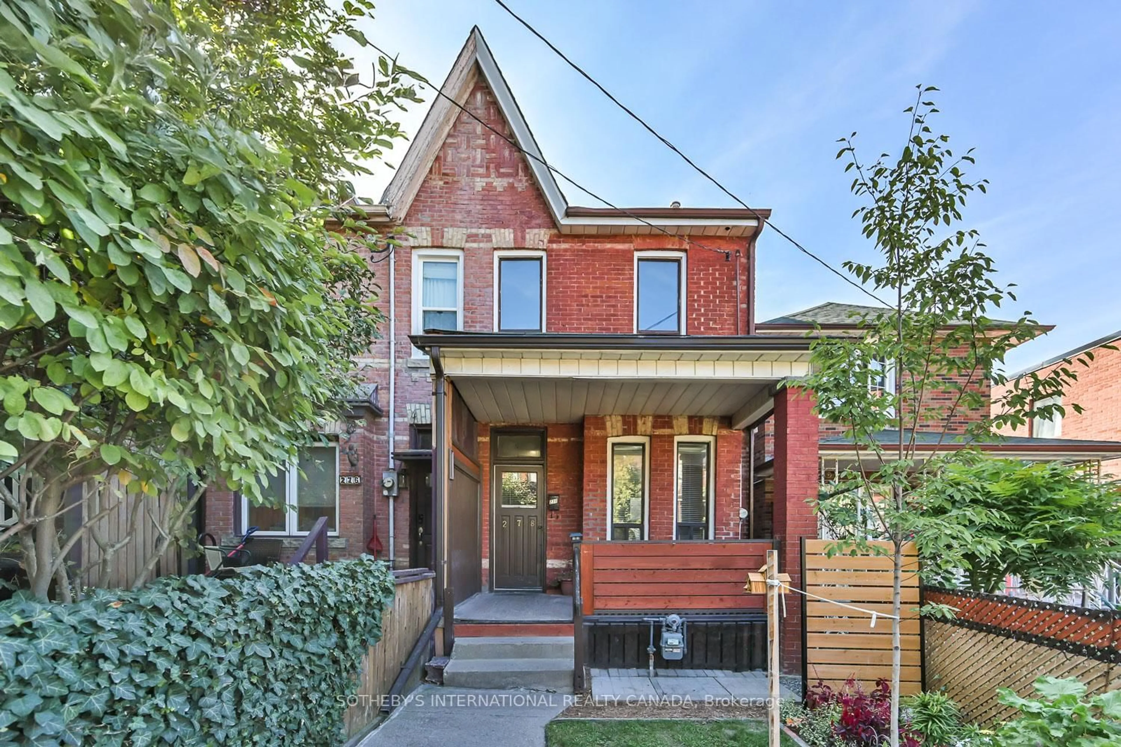 Home with brick exterior material, street for 278 Clinton St, Toronto Ontario M6G 2Y6
