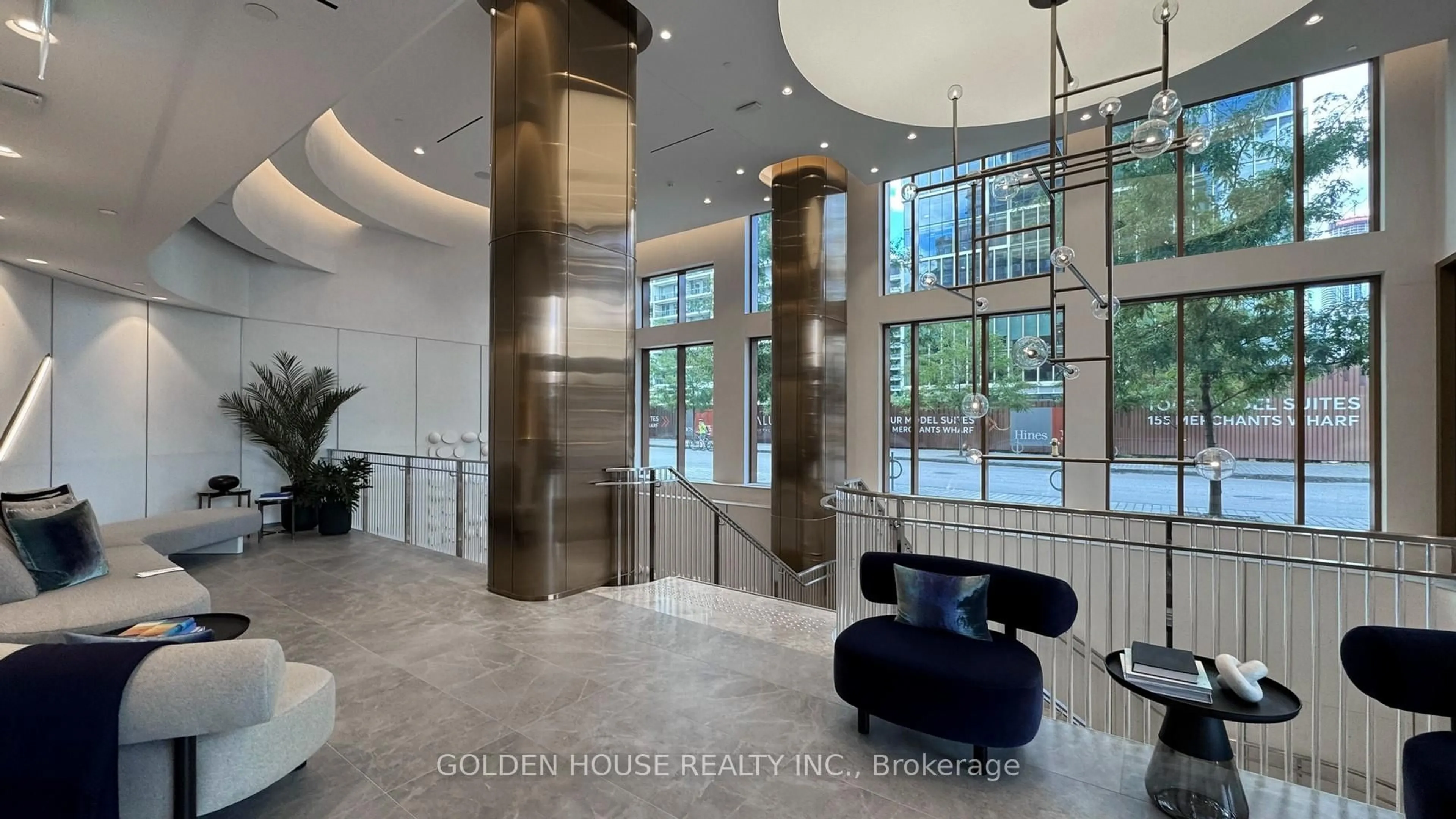 Lobby for 155 Merchants' Wharf #1311, Toronto Ontario M5A 0Y4