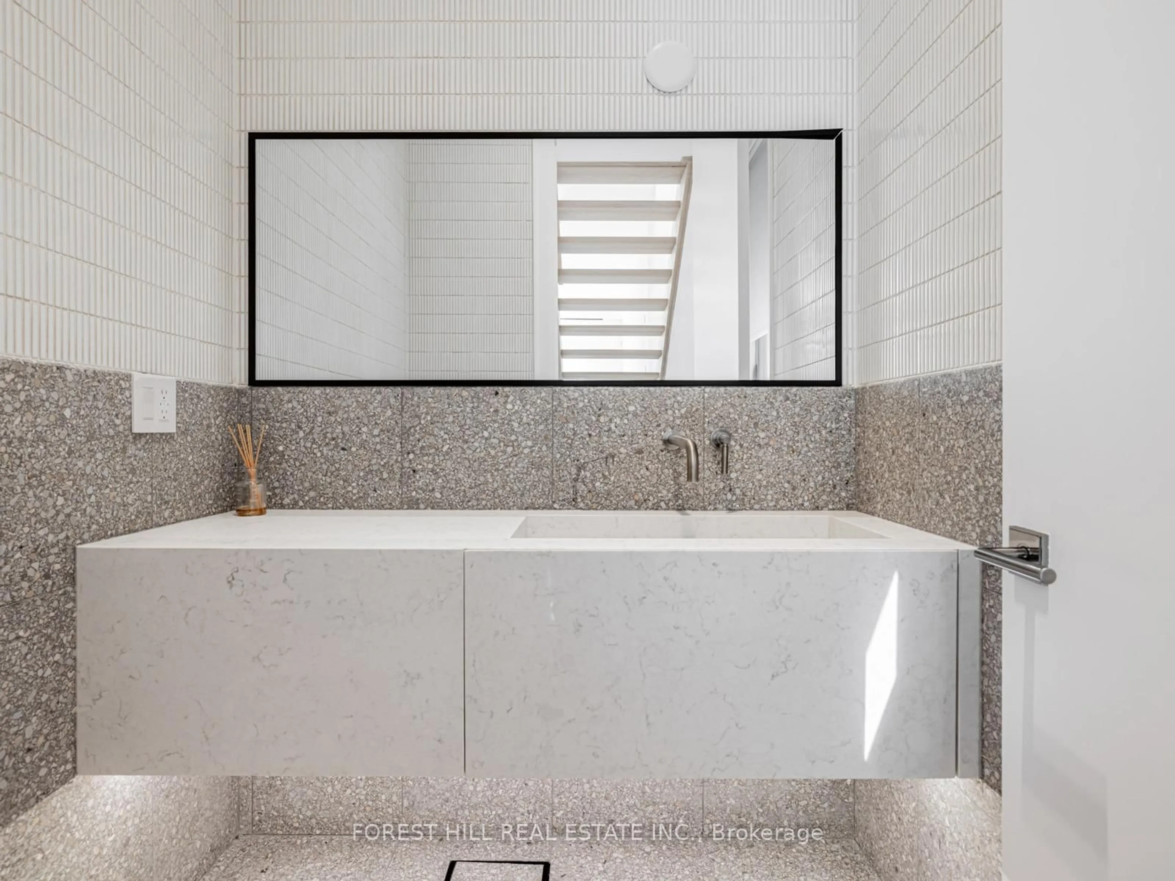 Contemporary bathroom, ceramic/tile floor for 171 Elmwood Ave, Toronto Ontario M2N 3M3