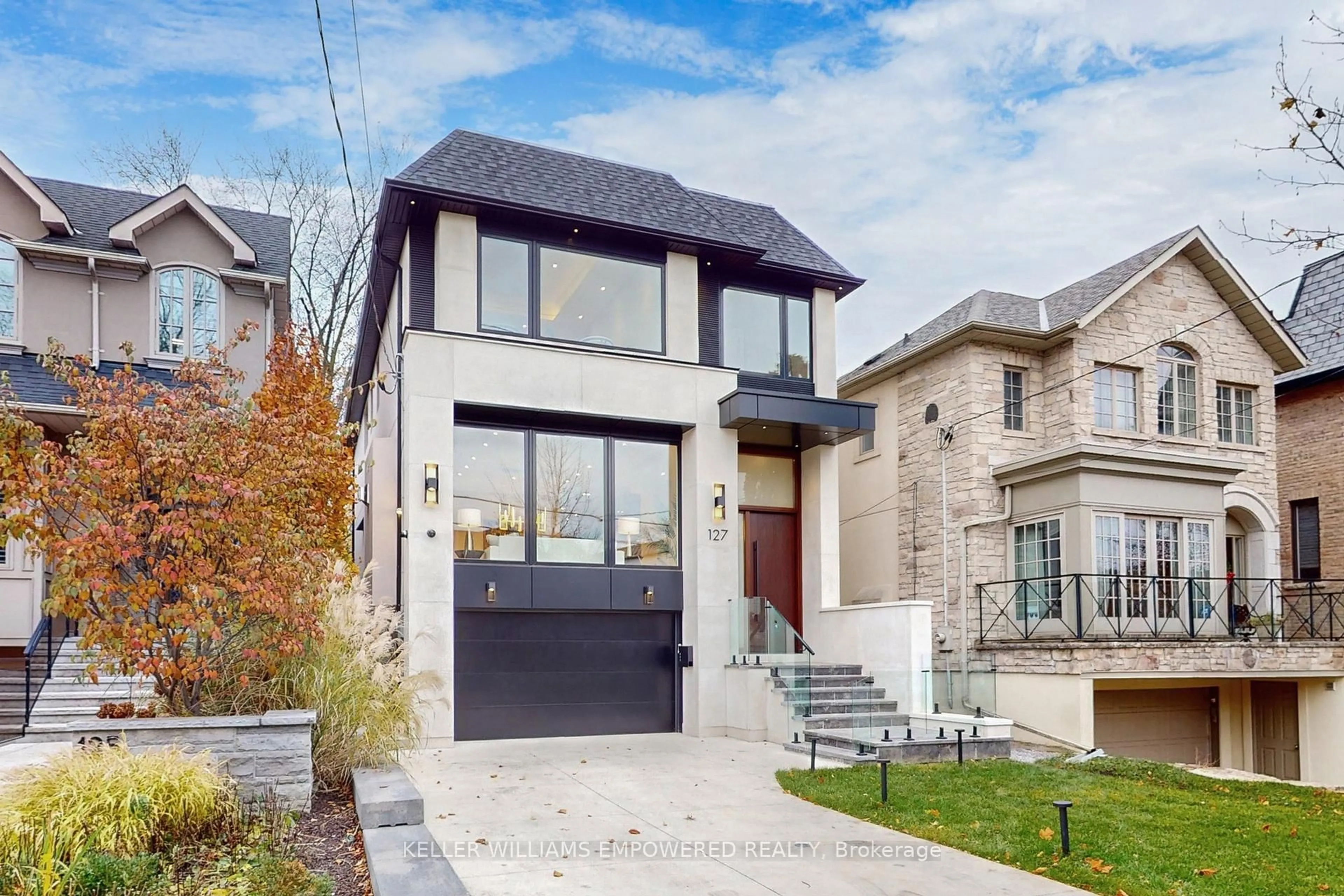 Home with brick exterior material, street for 127 Joicey Blvd, Toronto Ontario M5M 2T8