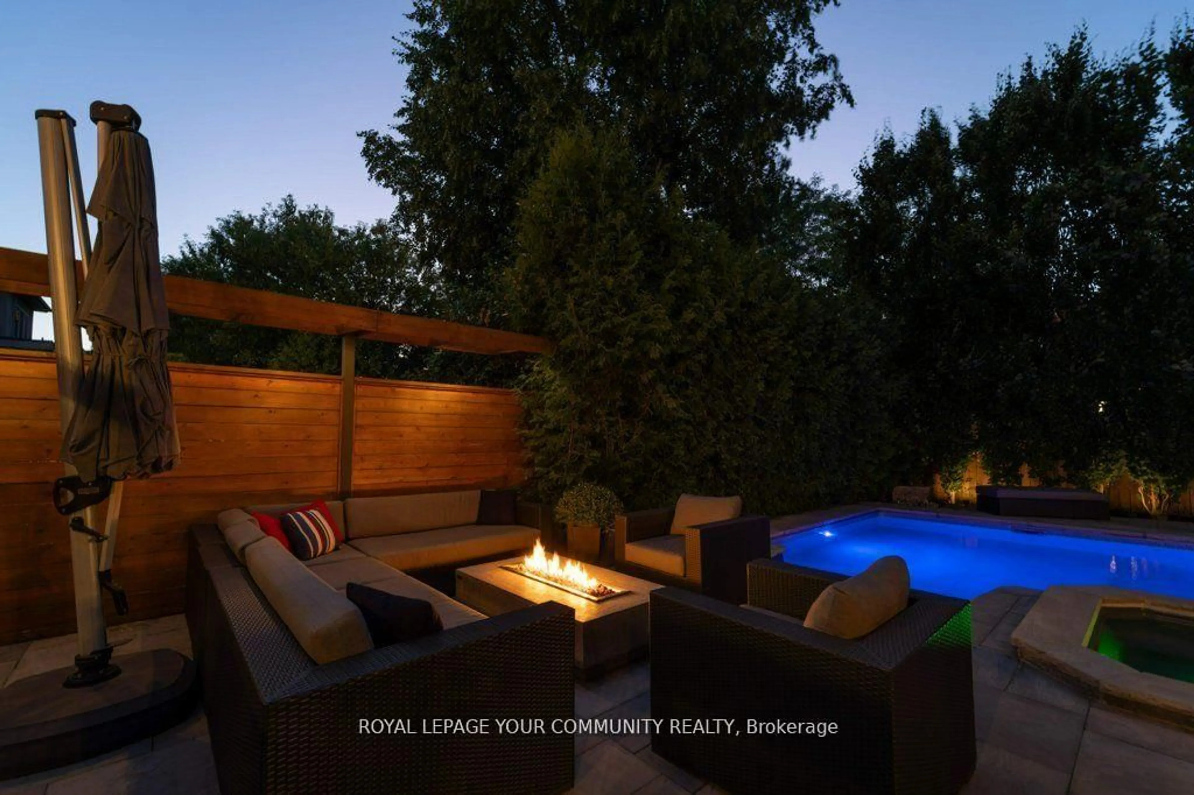 Patio, water/lake/river/ocean view for 144 Haddington Ave, Toronto Ontario M5M 2P6