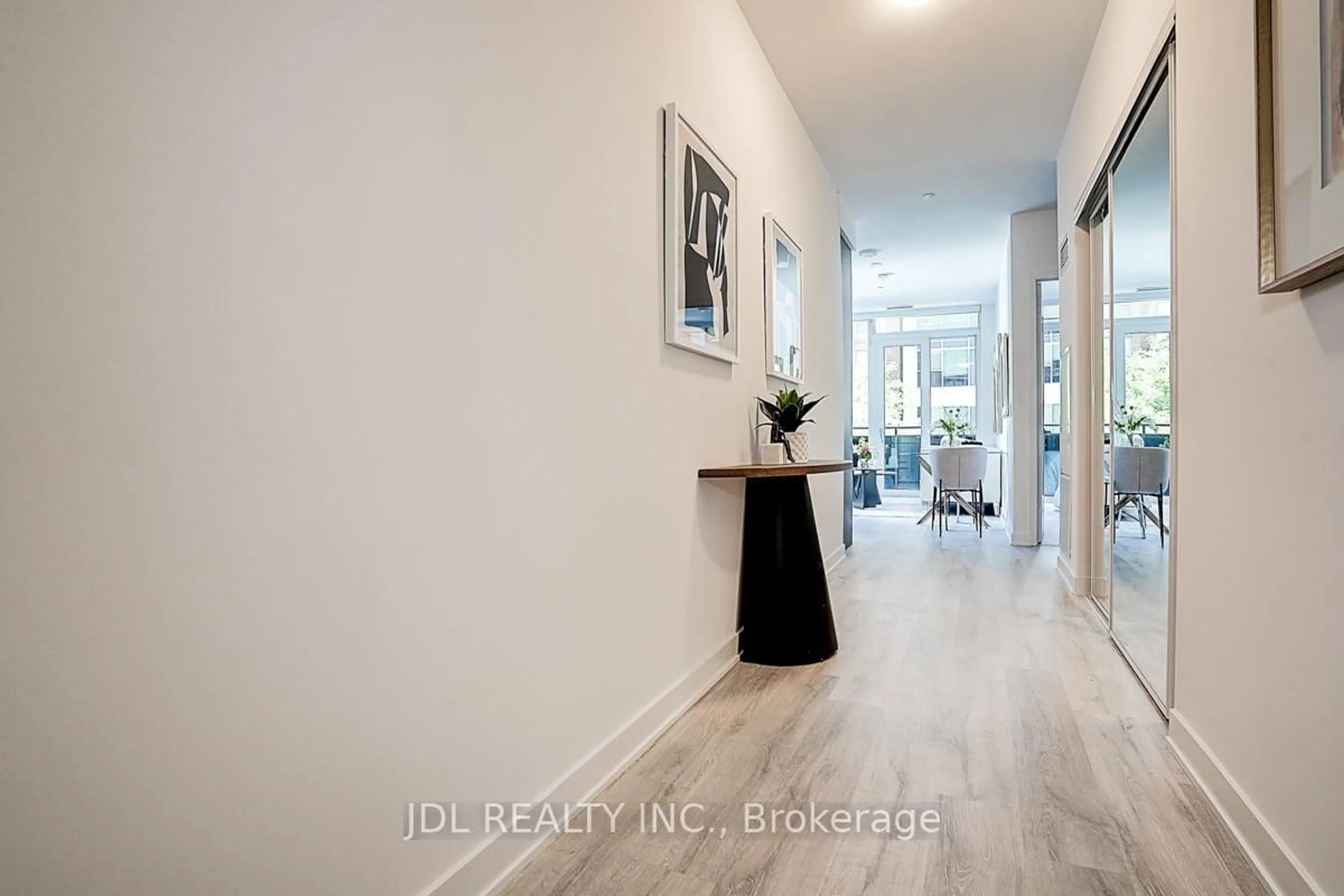 Indoor entryway for 60 Princess St #202 SE, Toronto Ontario M5A 2C7