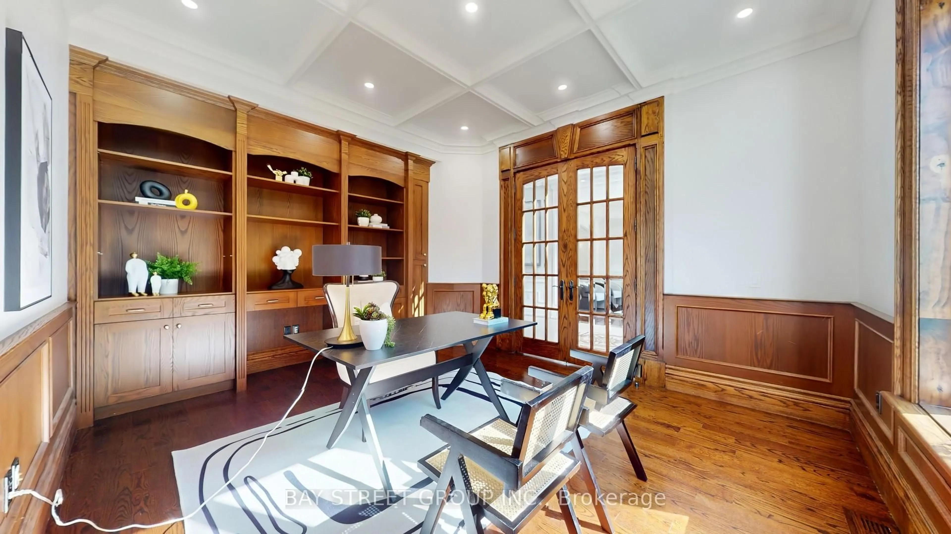 Dining room, wood/laminate floor for 112 Centre Ave, Toronto Ontario M2M 2L8