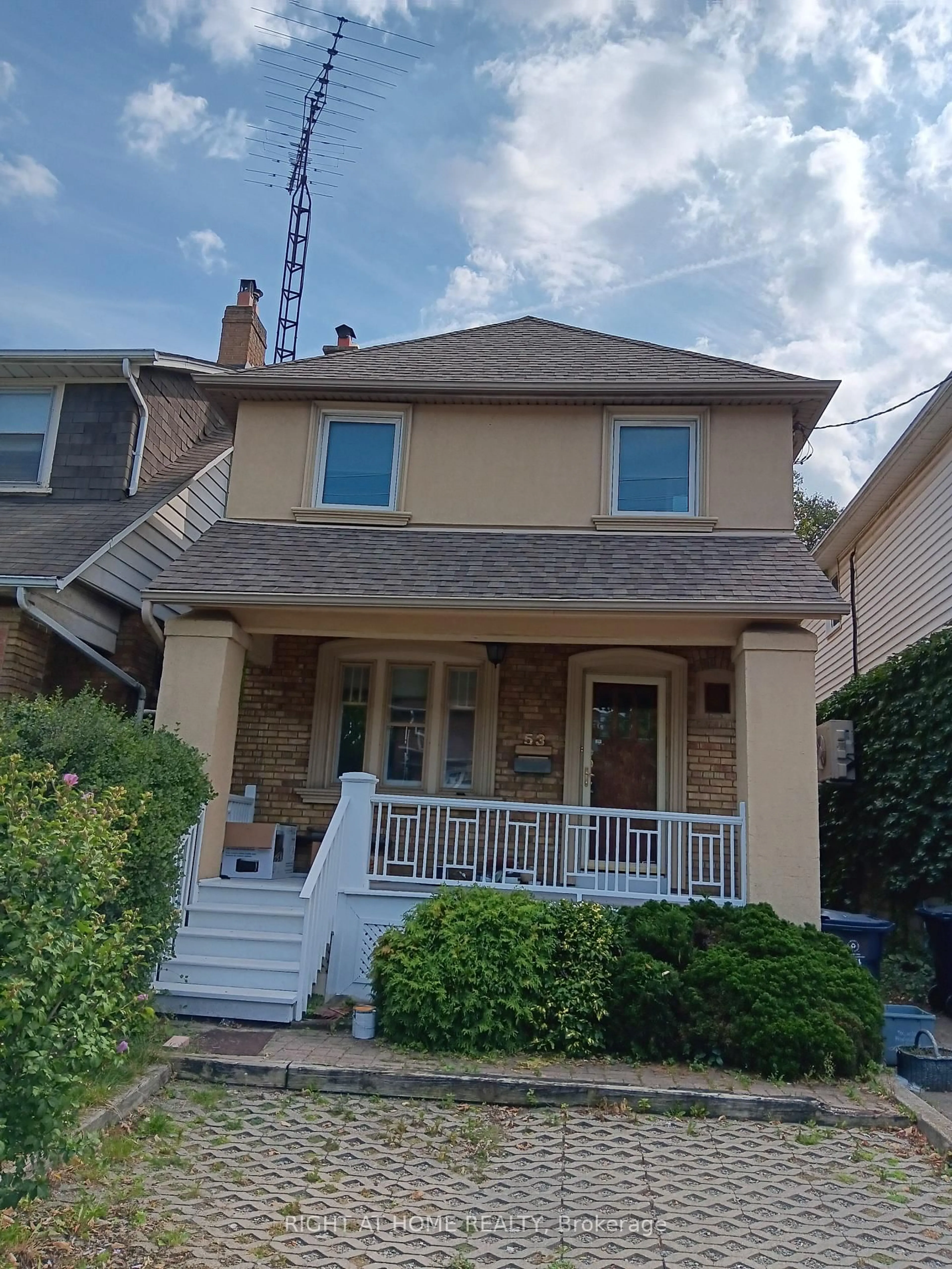 Home with vinyl exterior material, street for 53 Lawrence Ave, Toronto Ontario M5M 1A3