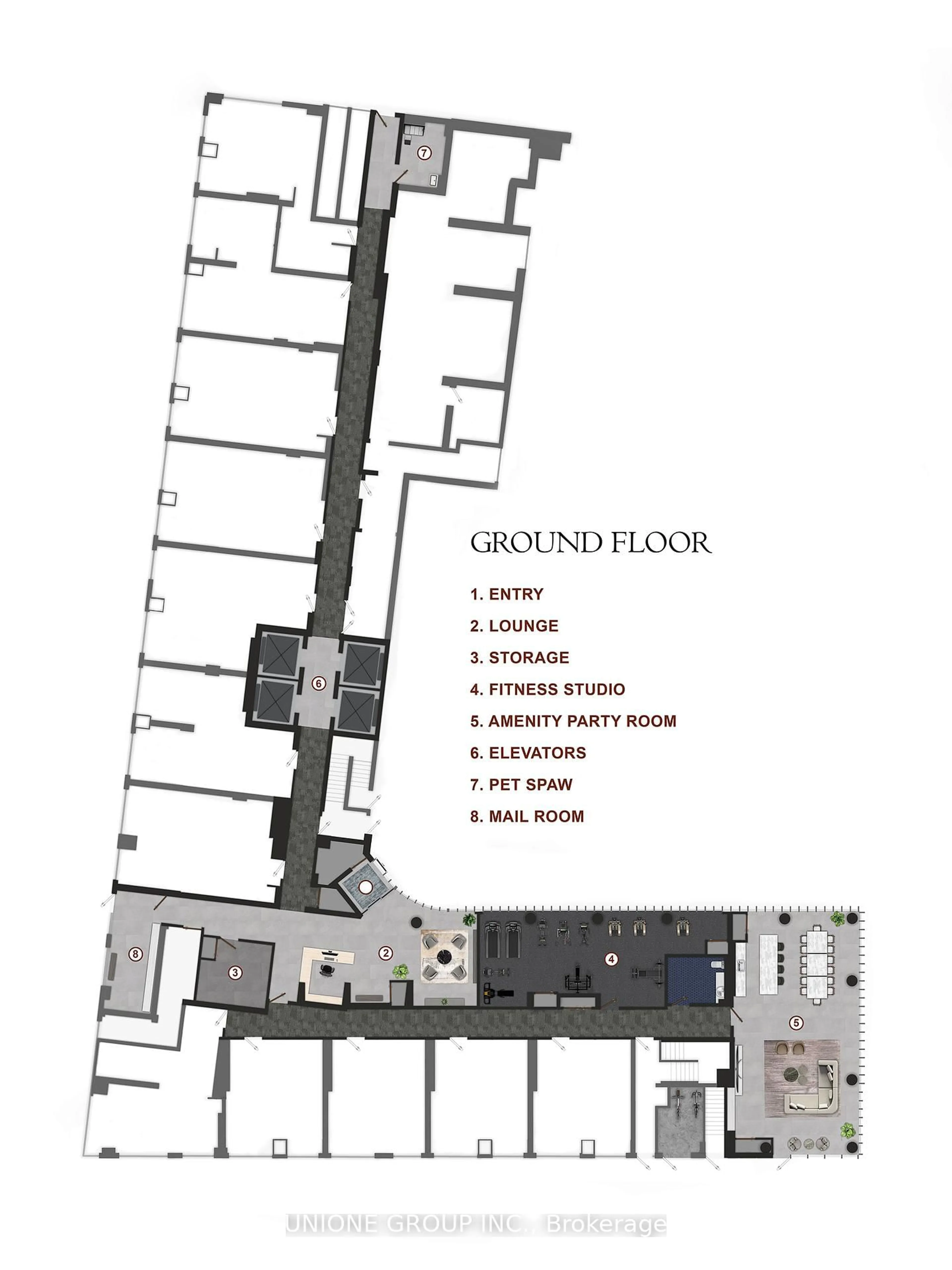 Floor plan for 5858 Yonge St #1926, Toronto Ontario M2M 0C6