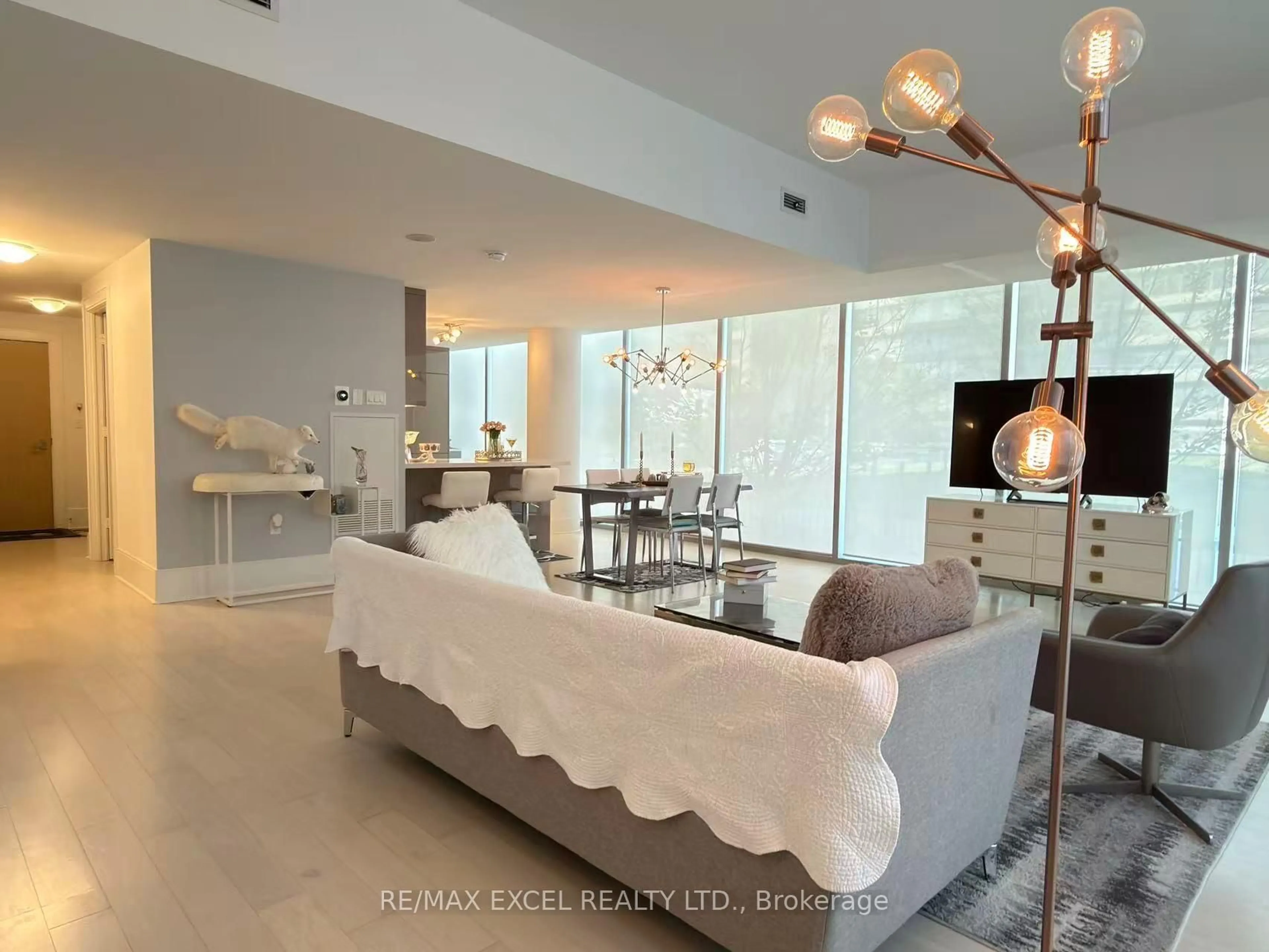 Living room with furniture, unknown for 29 Queens Quay #Th127, Toronto Ontario M5E 0A4