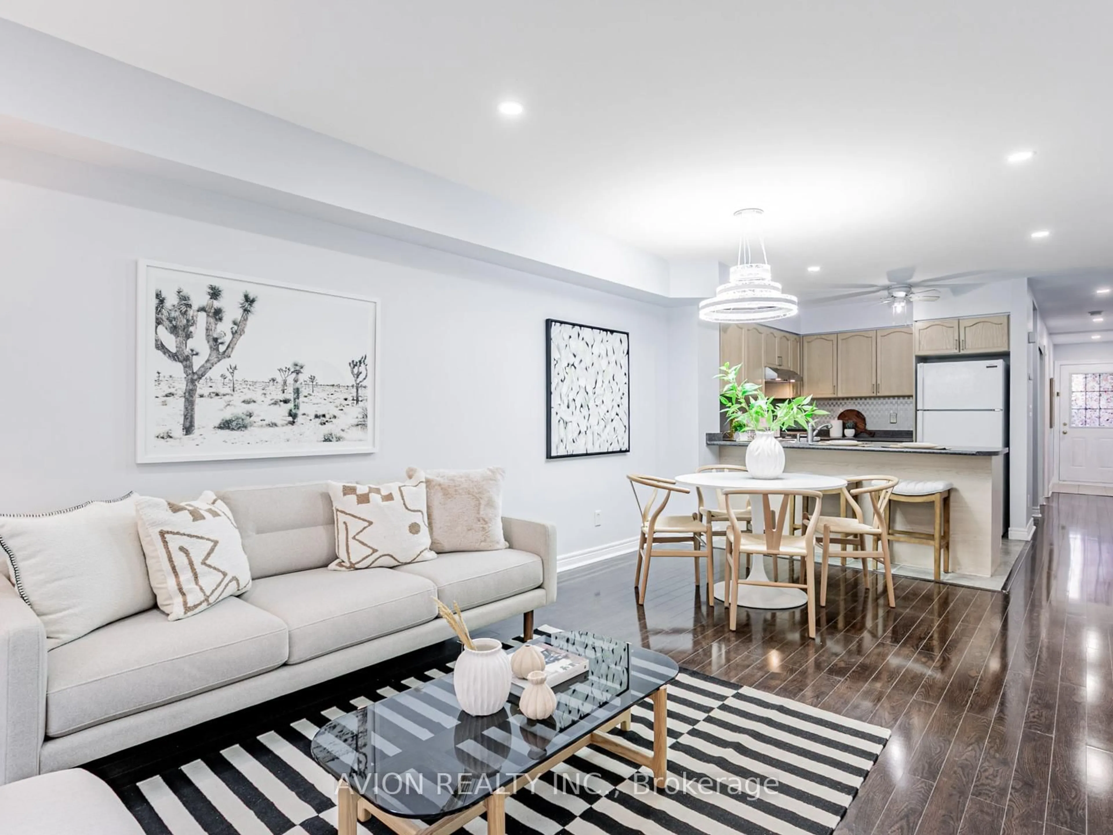 Living room with furniture, unknown for 45 Cedarcroft Blvd #11, Toronto Ontario M2R 3Y2