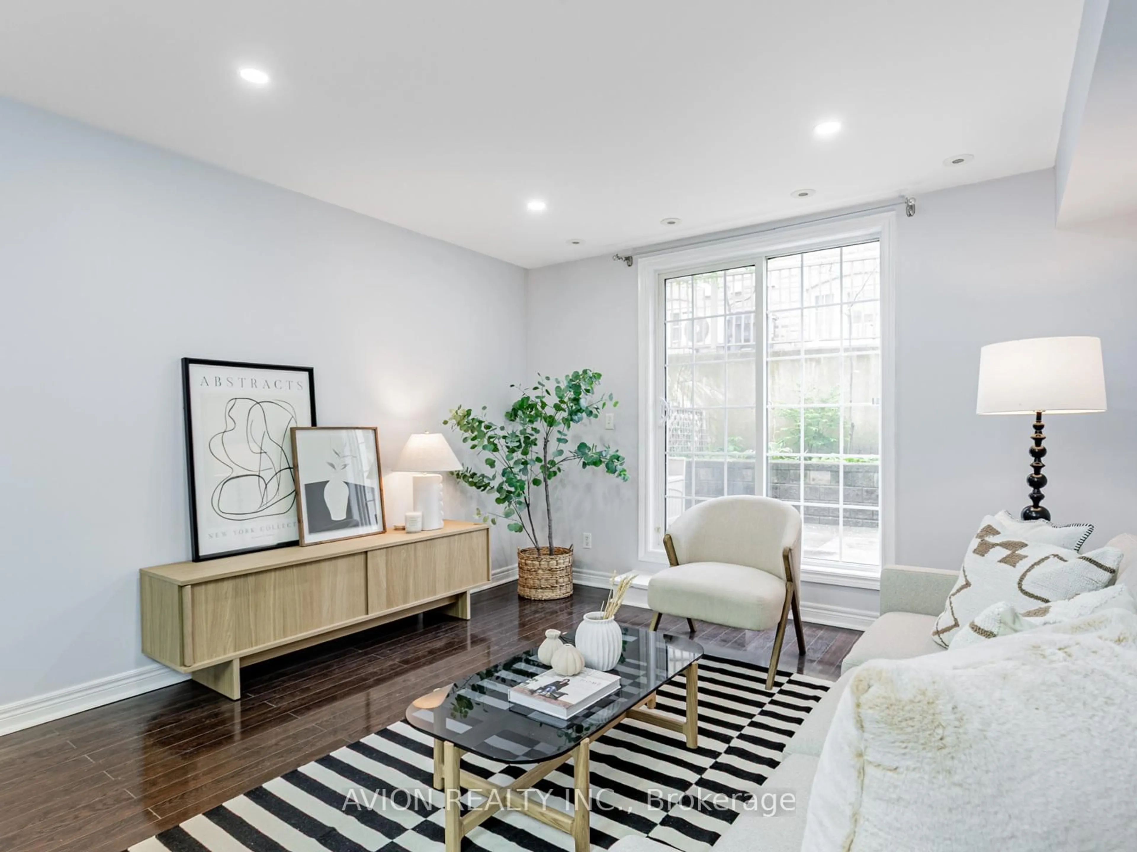 Living room with furniture, unknown for 45 Cedarcroft Blvd #11, Toronto Ontario M2R 3Y2