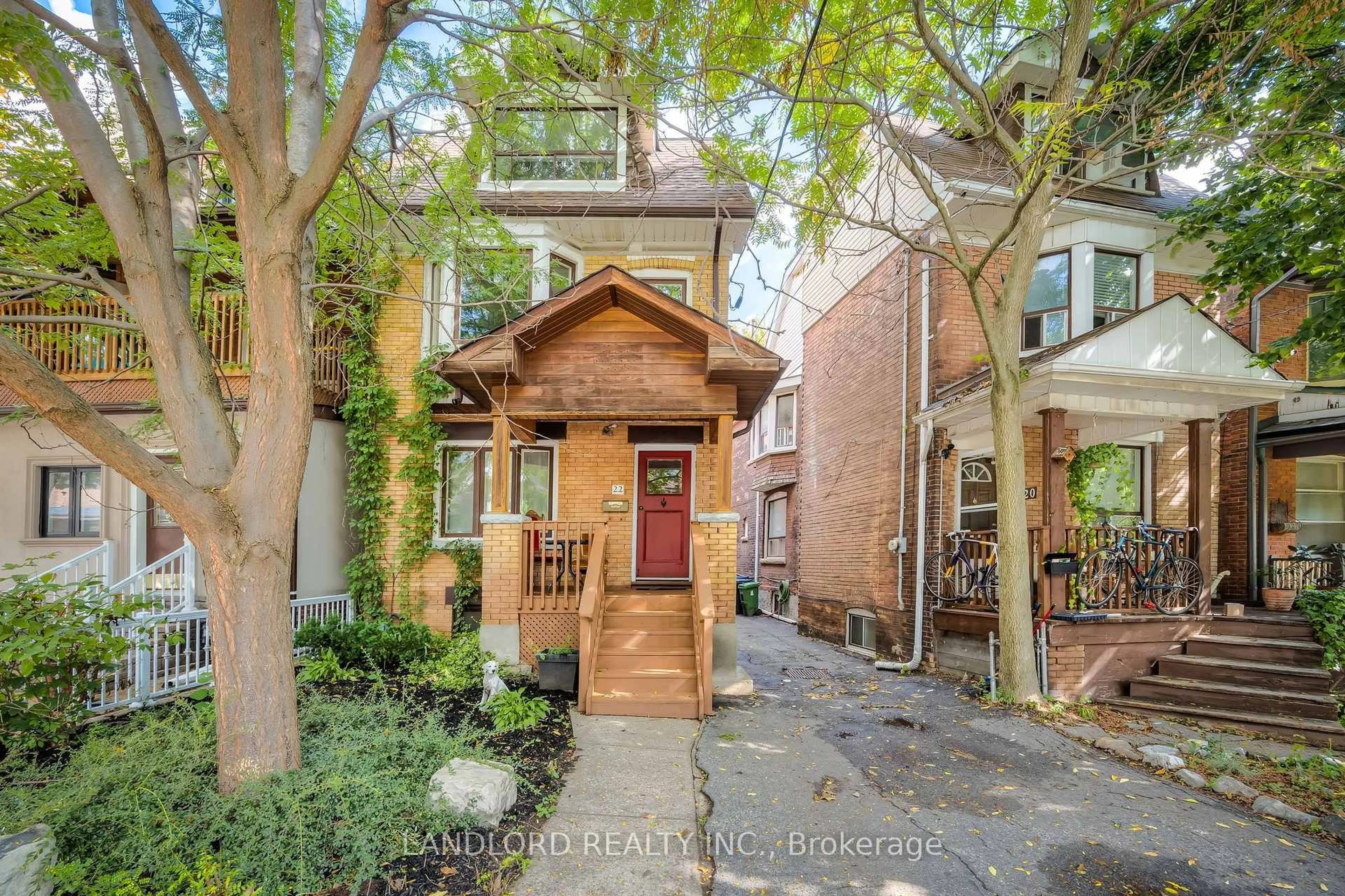 Home with brick exterior material, street for 22 Rusholme Park Cres, Toronto Ontario M6J 2C9