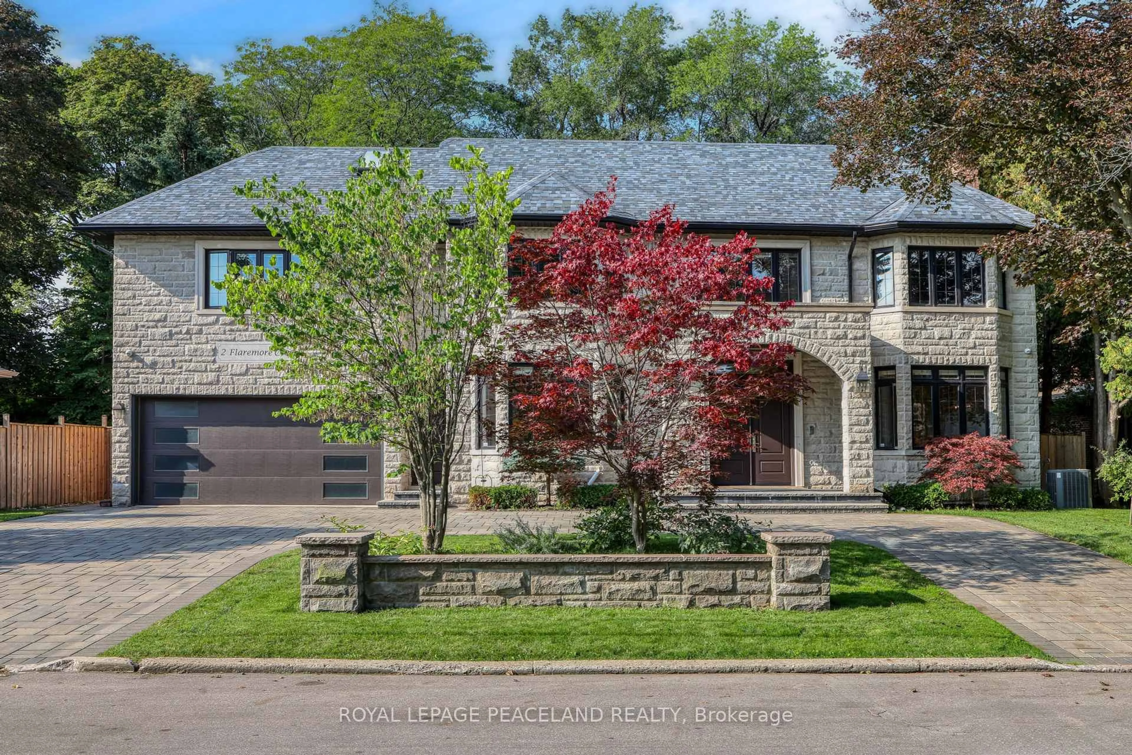 Home with brick exterior material, street for 2 Flaremore Cres, Toronto Ontario M2K 1V1