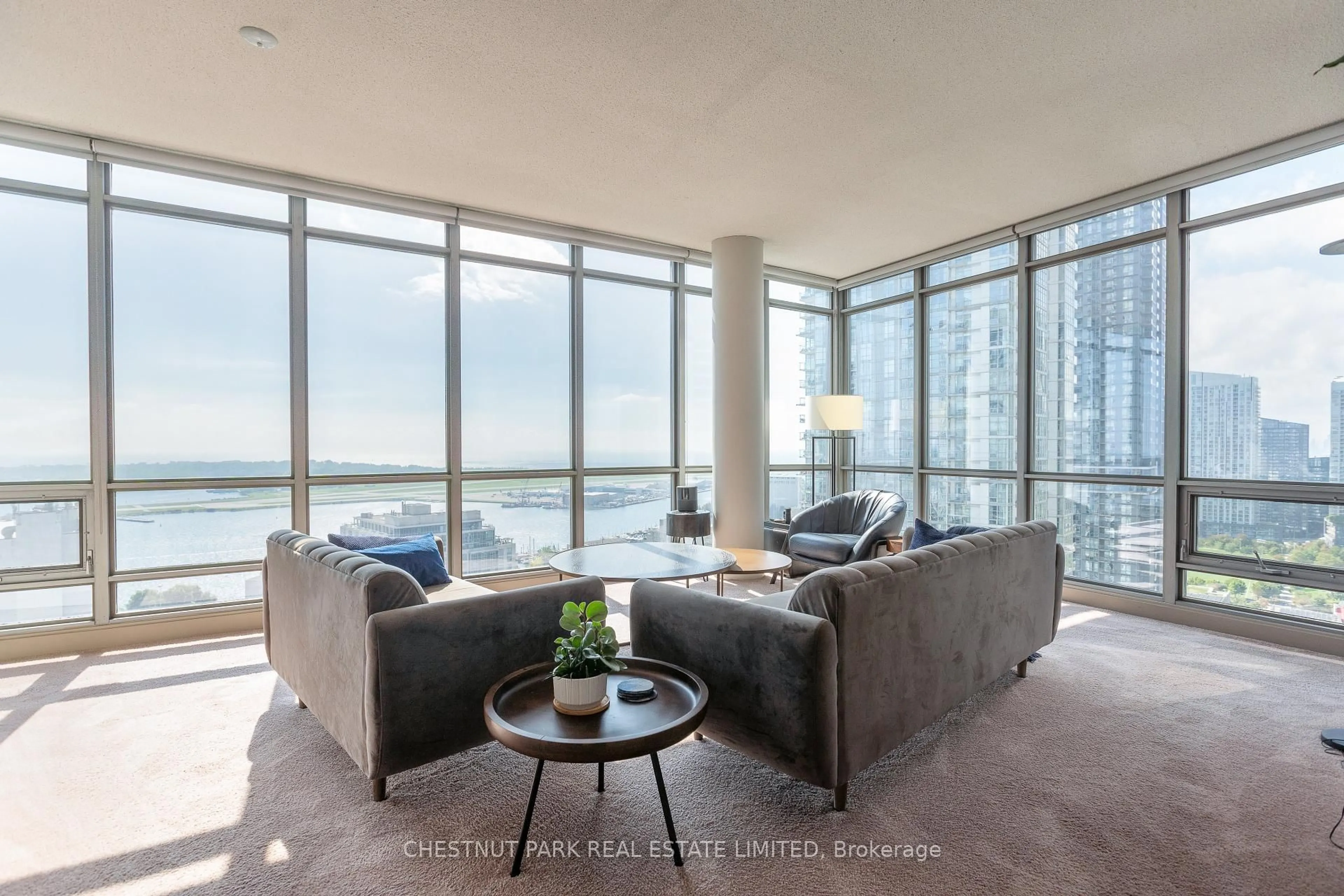 Living room with furniture, unknown for 3 Navy Wharf Crt #2902, Toronto Ontario M5V 3V1