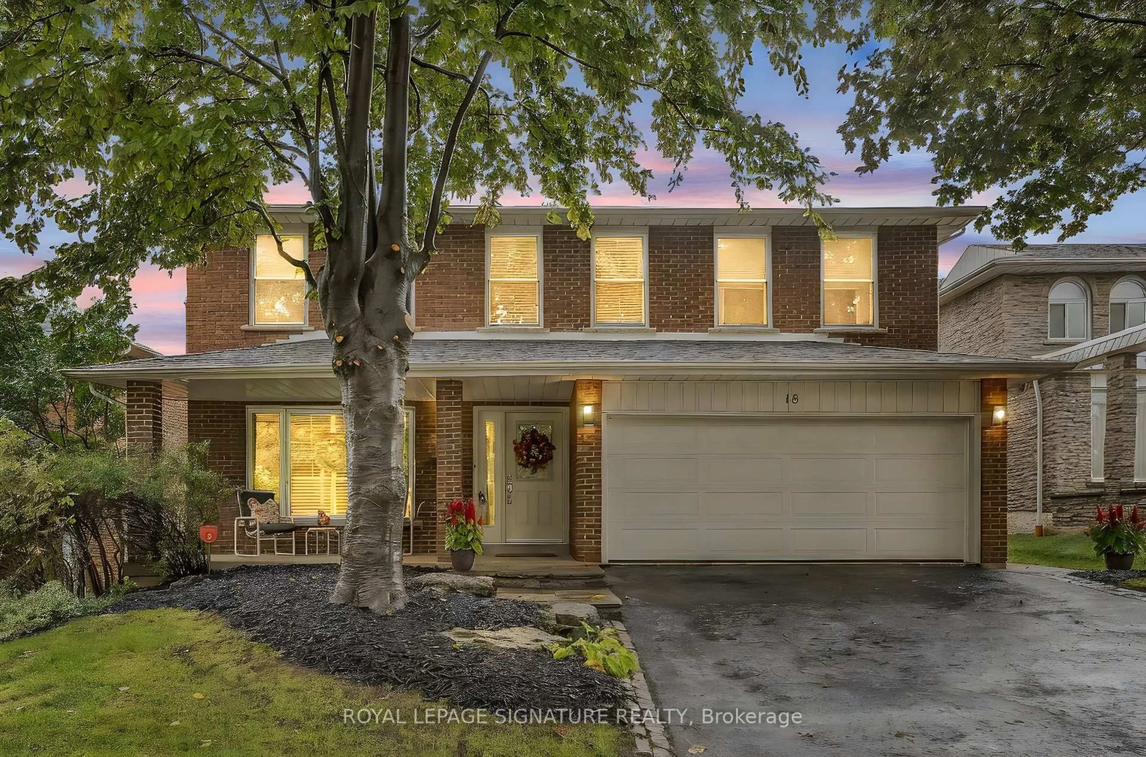 Home with brick exterior material, street for 18 Mistflower Rd, Toronto Ontario M2H 3G9