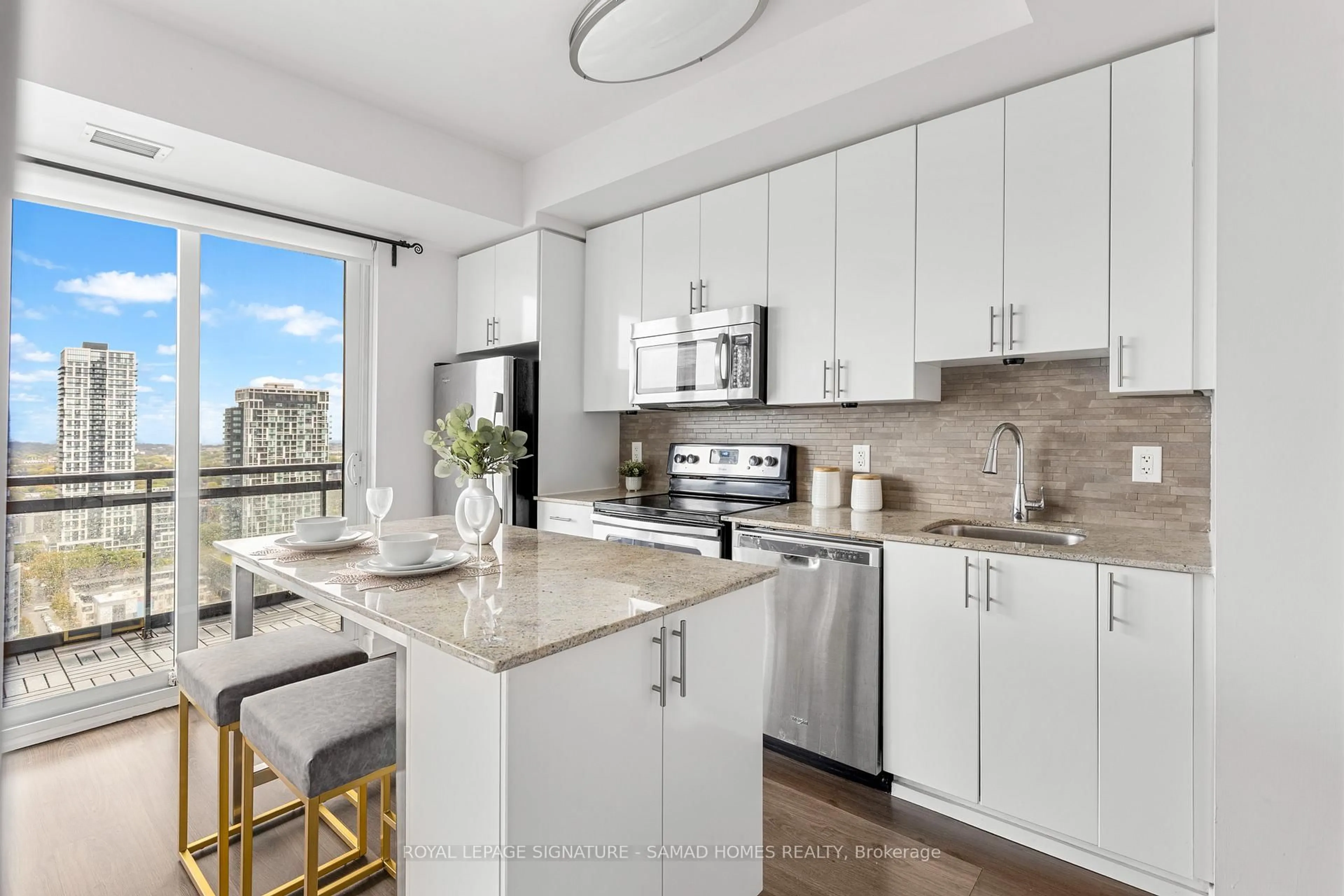 Open concept kitchen, unknown for 225 Sackville St #2401, Toronto Ontario M5A 0B9