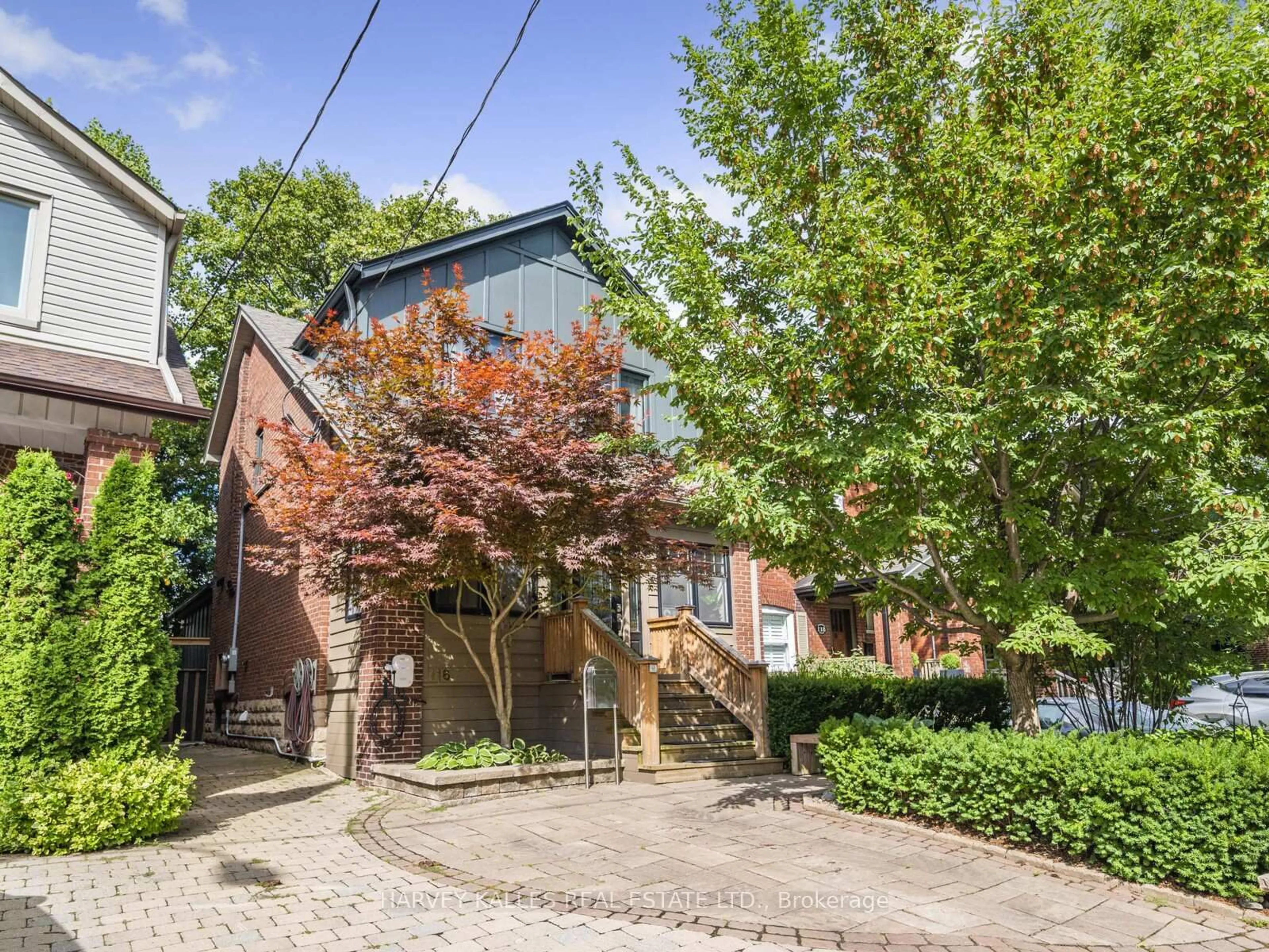 Home with brick exterior material, street for 116 Pinewood Ave, Toronto Ontario M6C 2V3