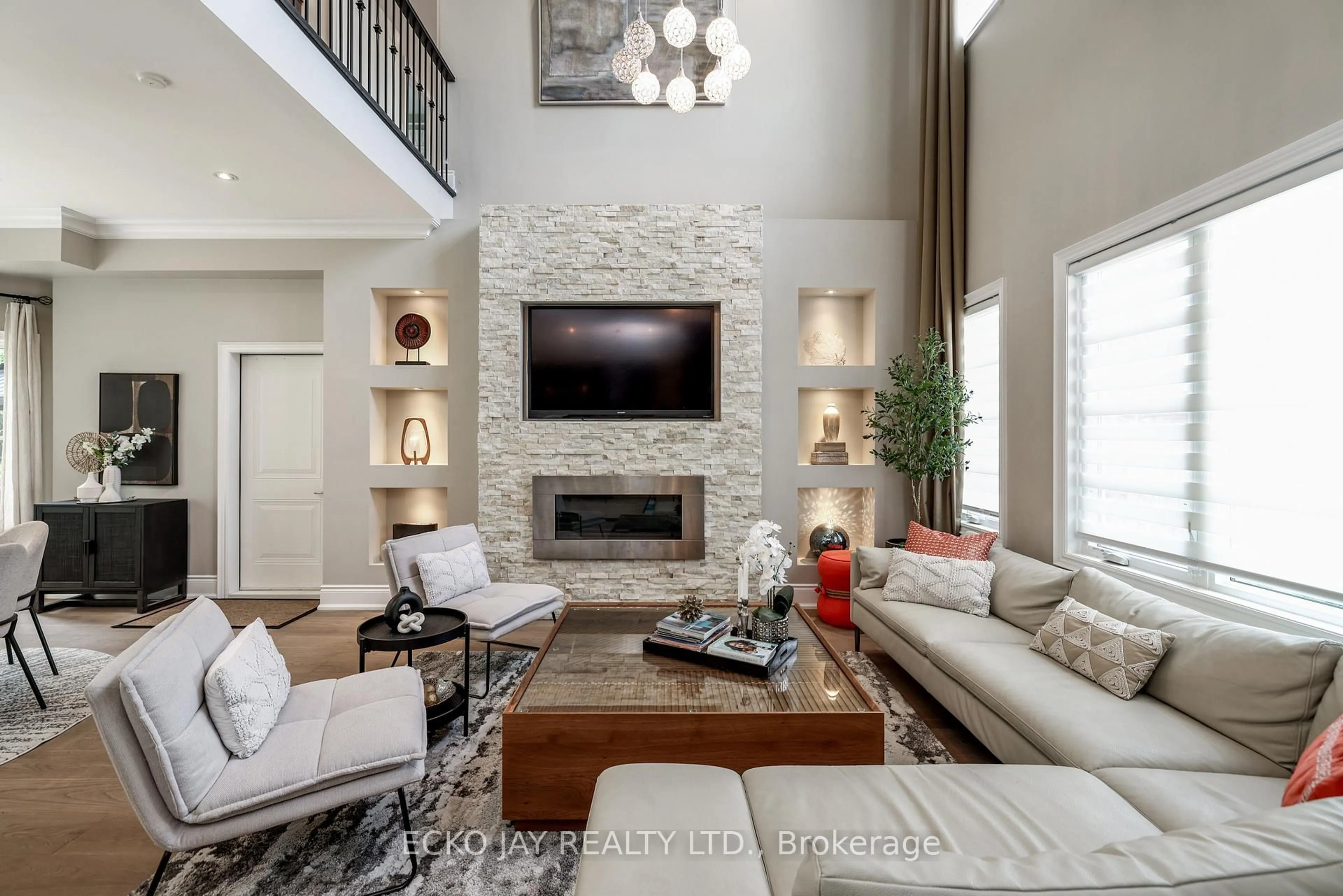 Living room with furniture, unknown for 24 Hirondelle Pl, Toronto Ontario M3A 1V8