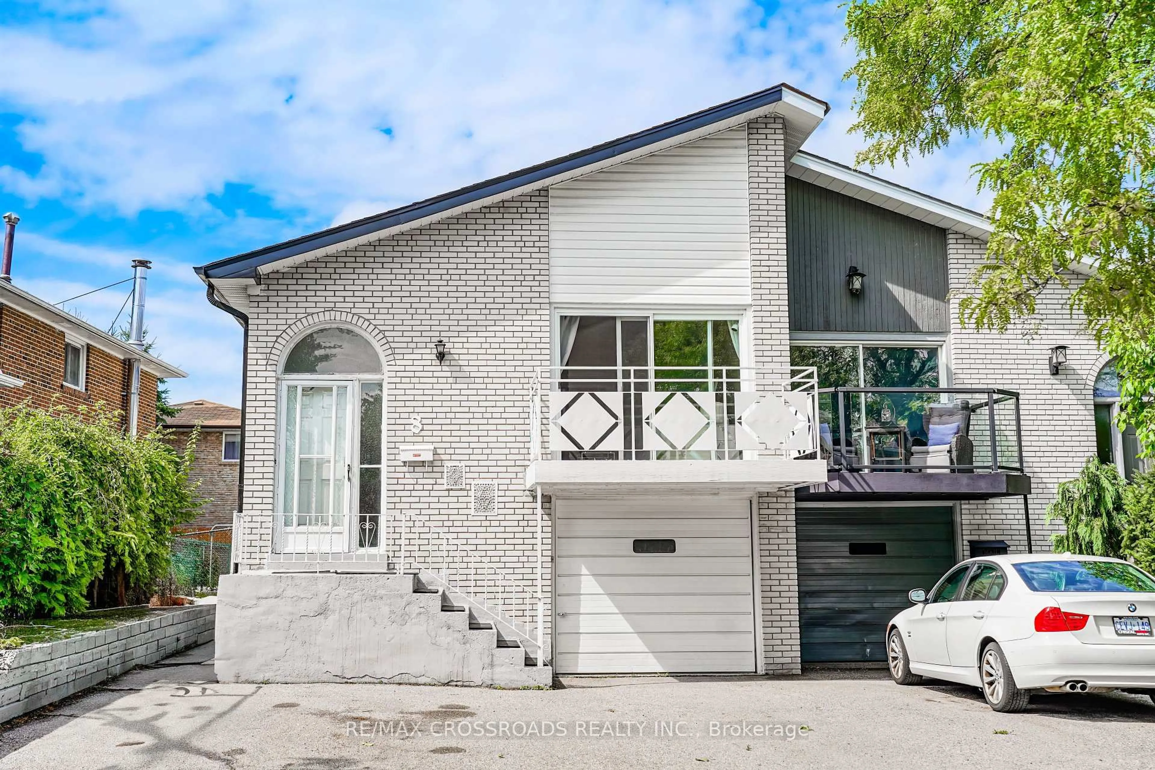 Home with brick exterior material, street for 8 Topaz Gate, Toronto Ontario M2M 2Z7