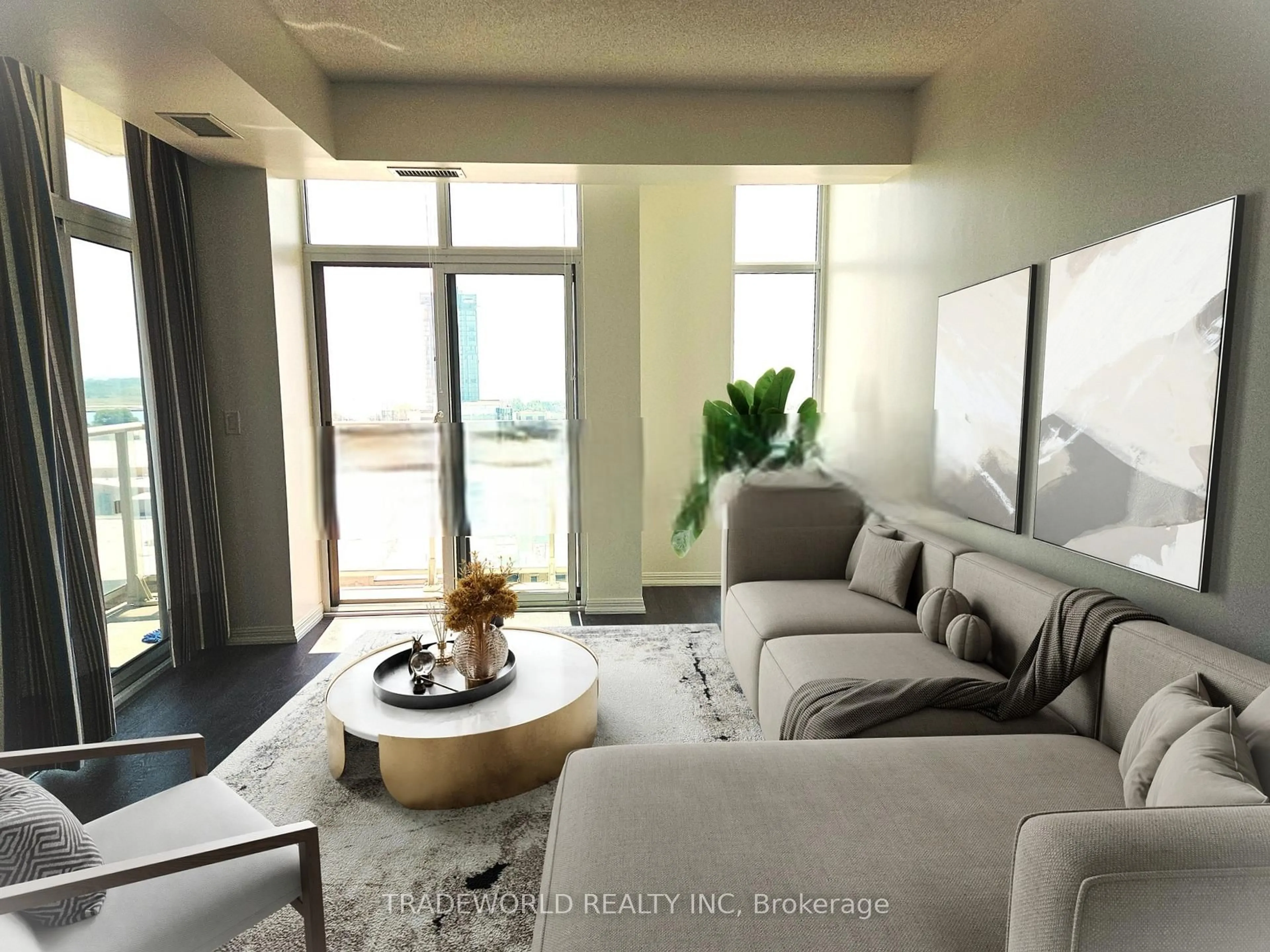 Living room with furniture, unknown for 75 East Liberty St #1603, Toronto Ontario M6K 3R3