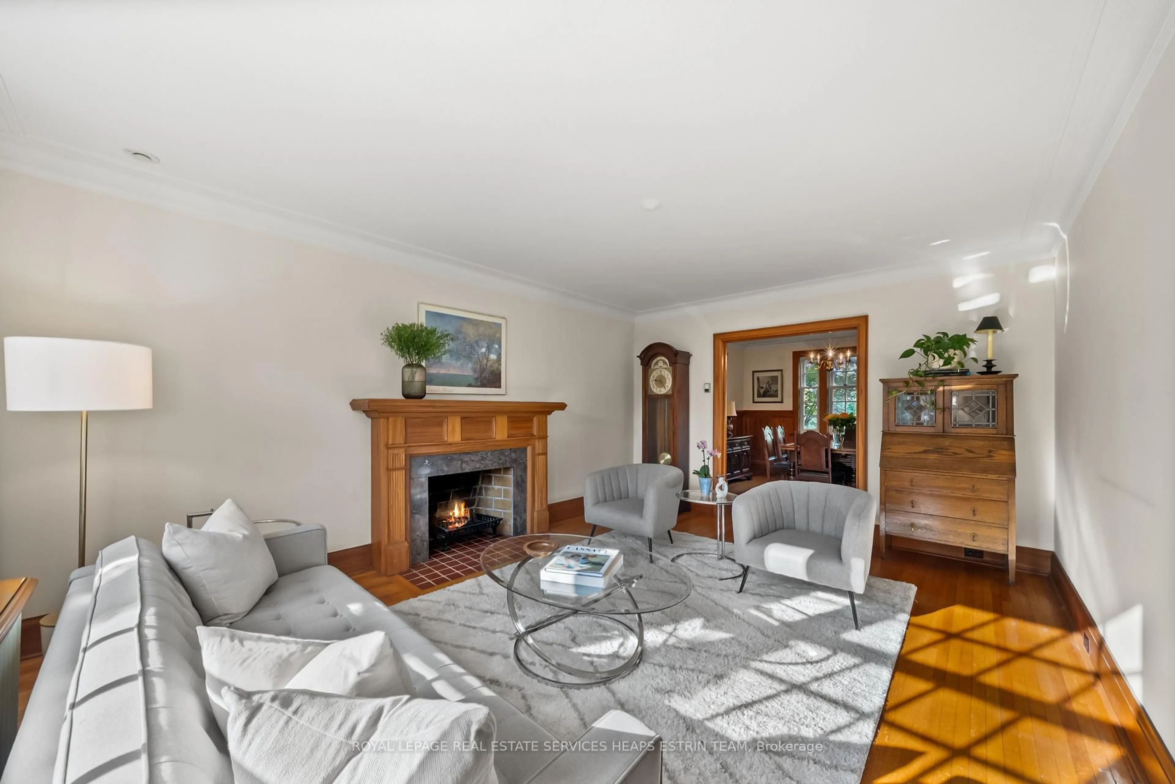 Living room with furniture, unknown for 57 Fleming Cres, Toronto Ontario M4G 2B1