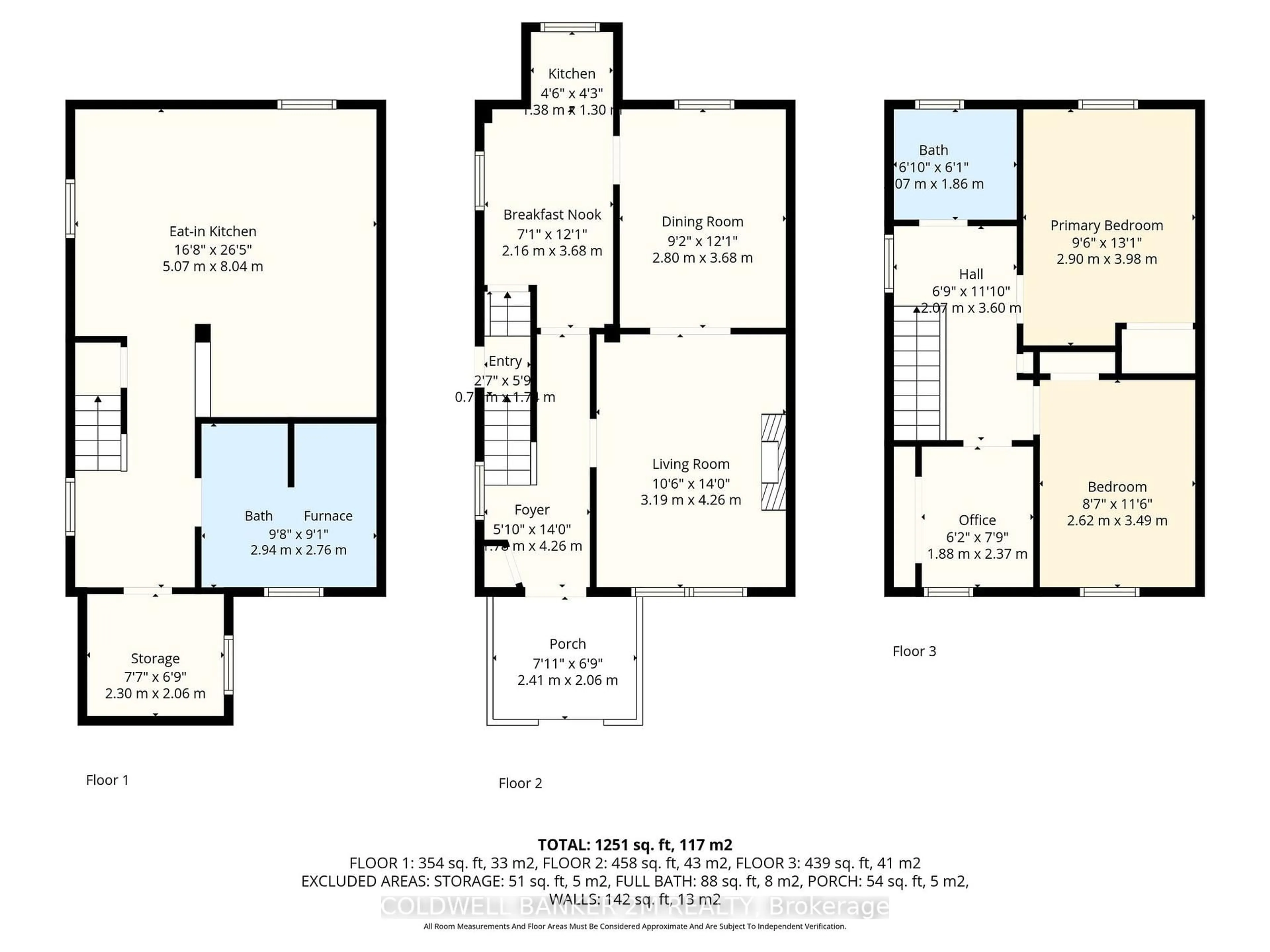 Floor plan for 20 Coates Ave, Toronto Ontario M6C 1K7