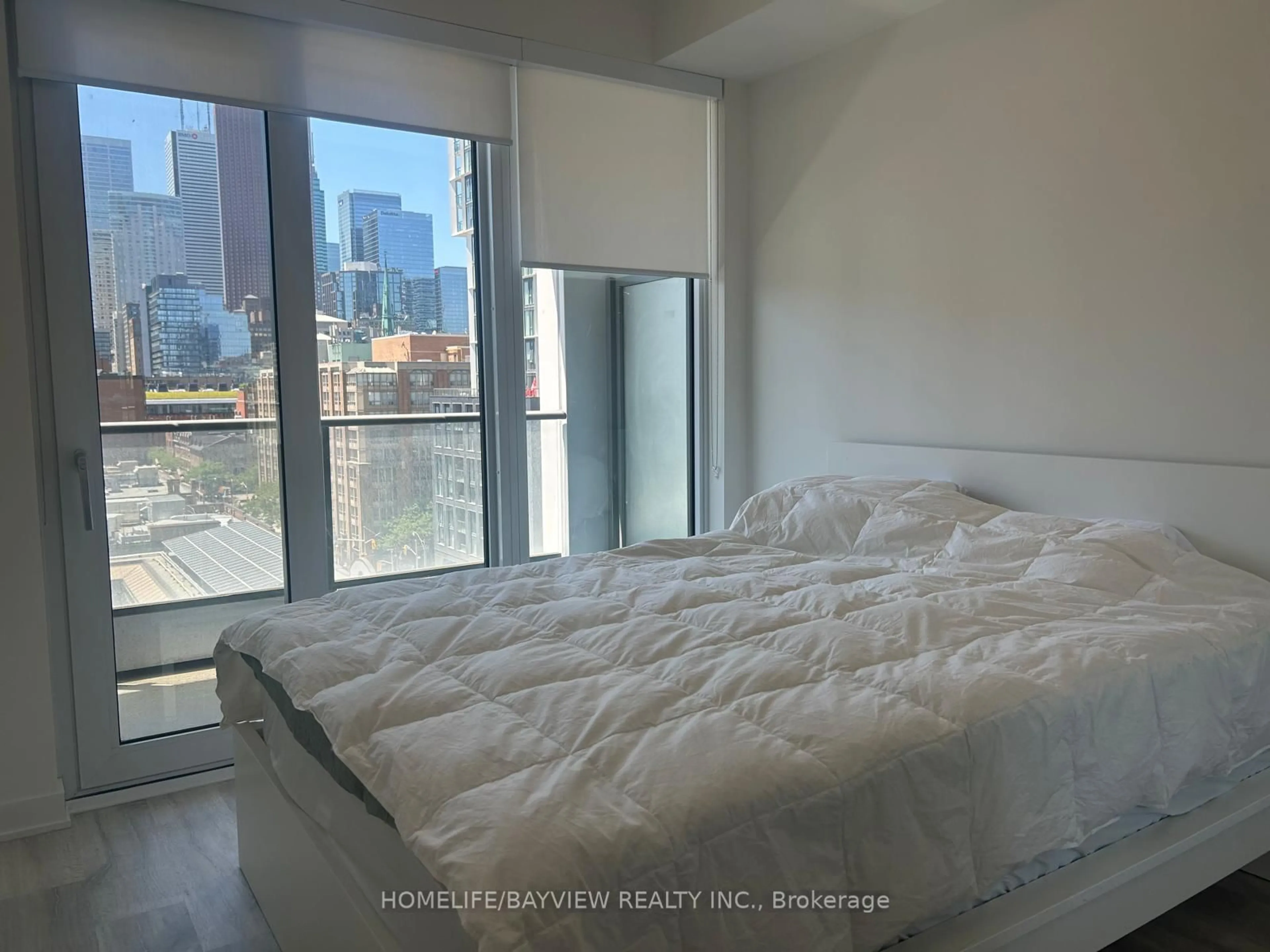 Bedroom with bed, unknown for 135 Lower Sherbourne St #868, Toronto Ontario M5A 1Y4