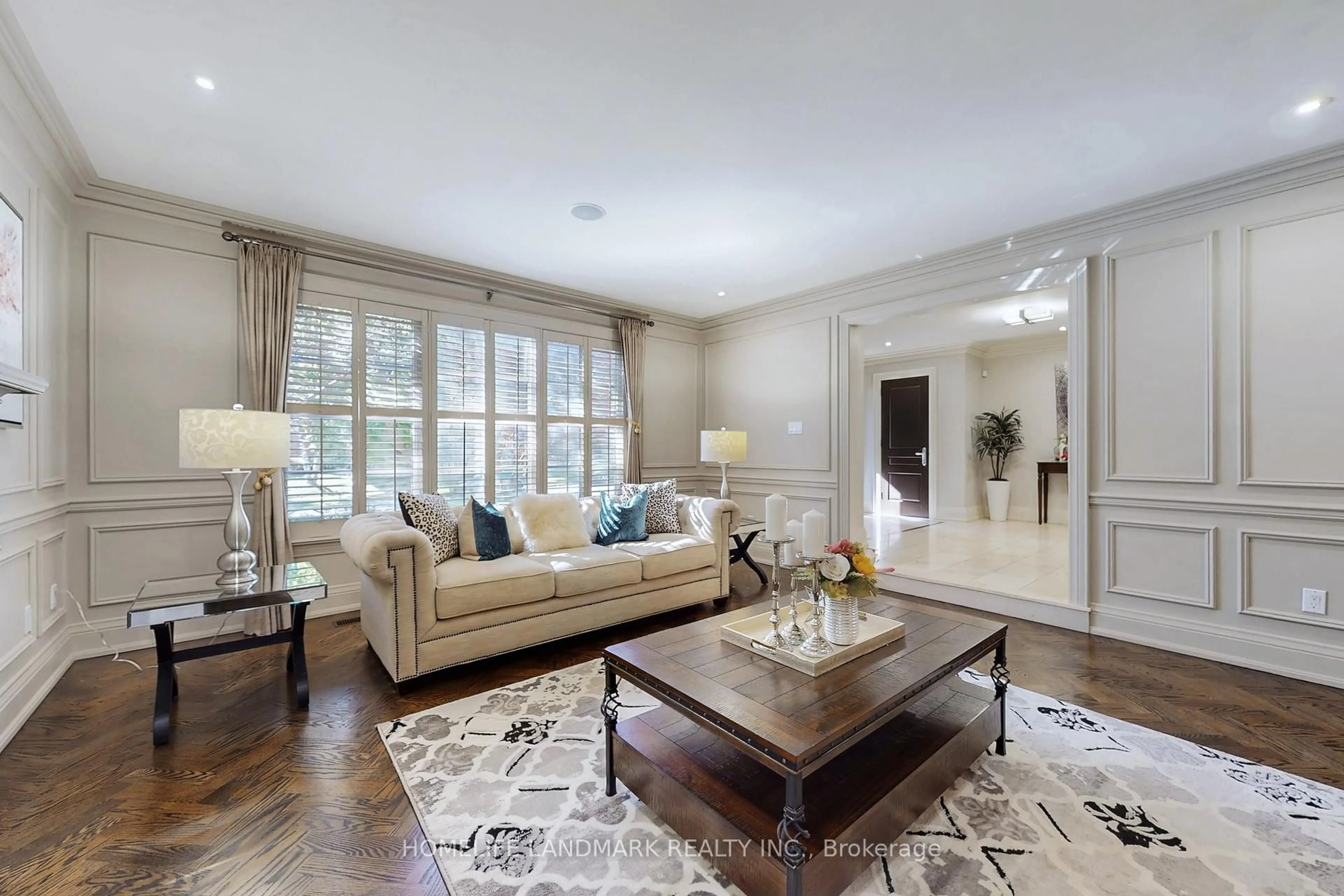 Living room with furniture, unknown for 30 Bobwhite Cres, Toronto Ontario M2L 2E1