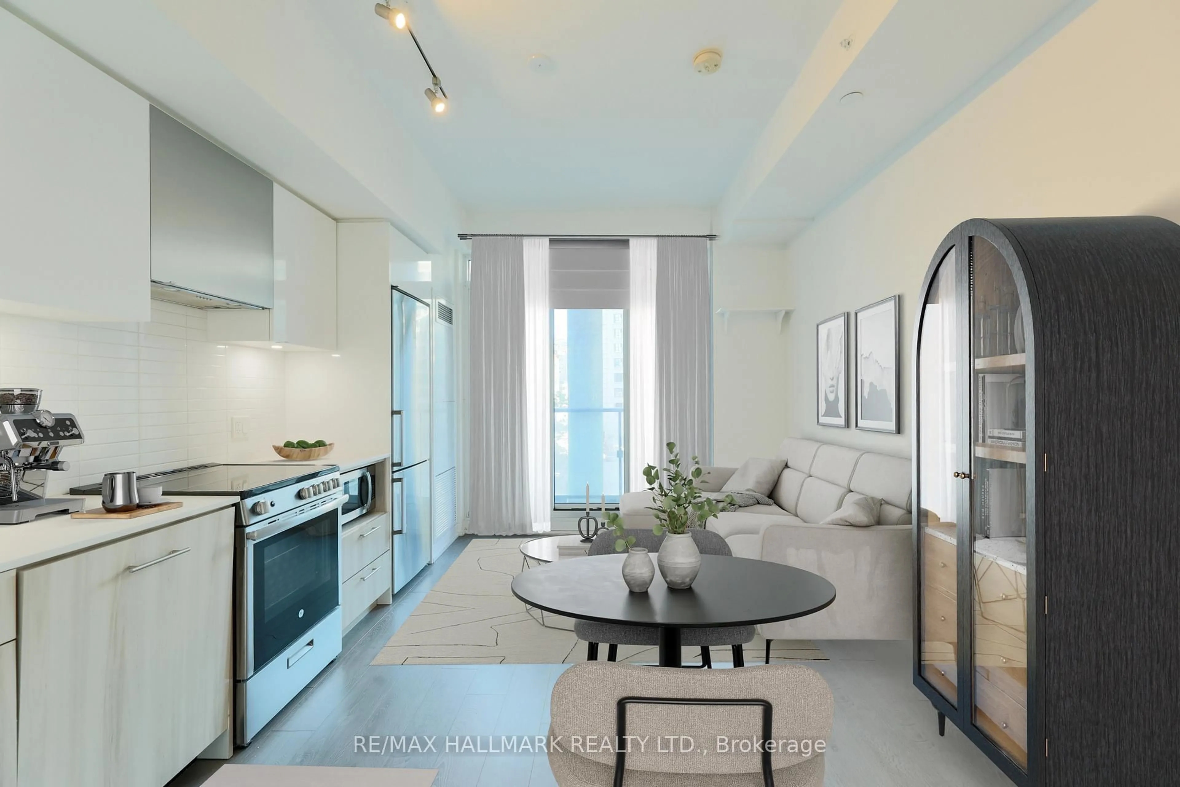 Open concept kitchen, unknown for 251 Jarvis St #420, Toronto Ontario M5B 0C3