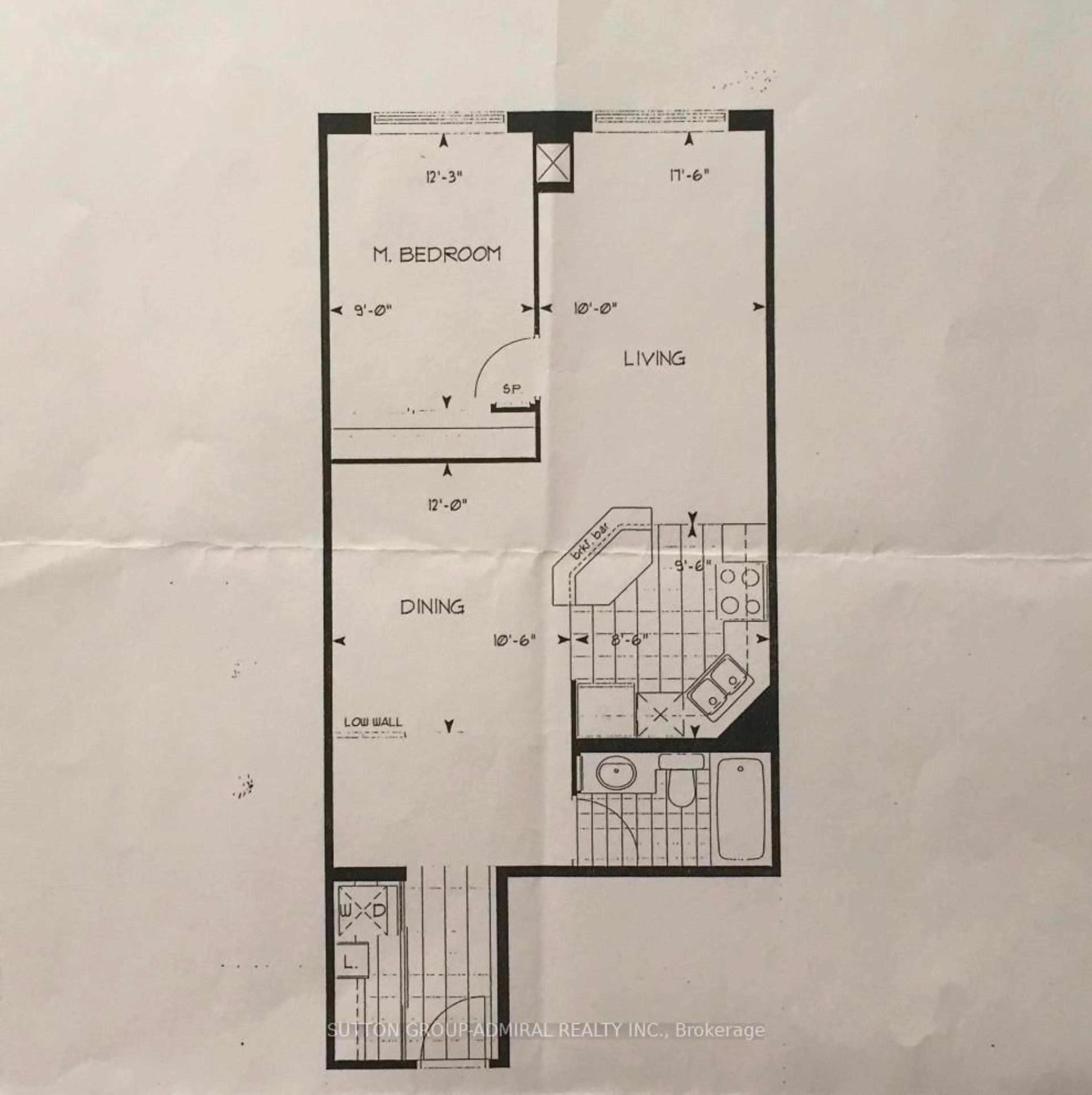 Floor plan for 168 Simcoe St #812, Toronto Ontario M5H 4C9