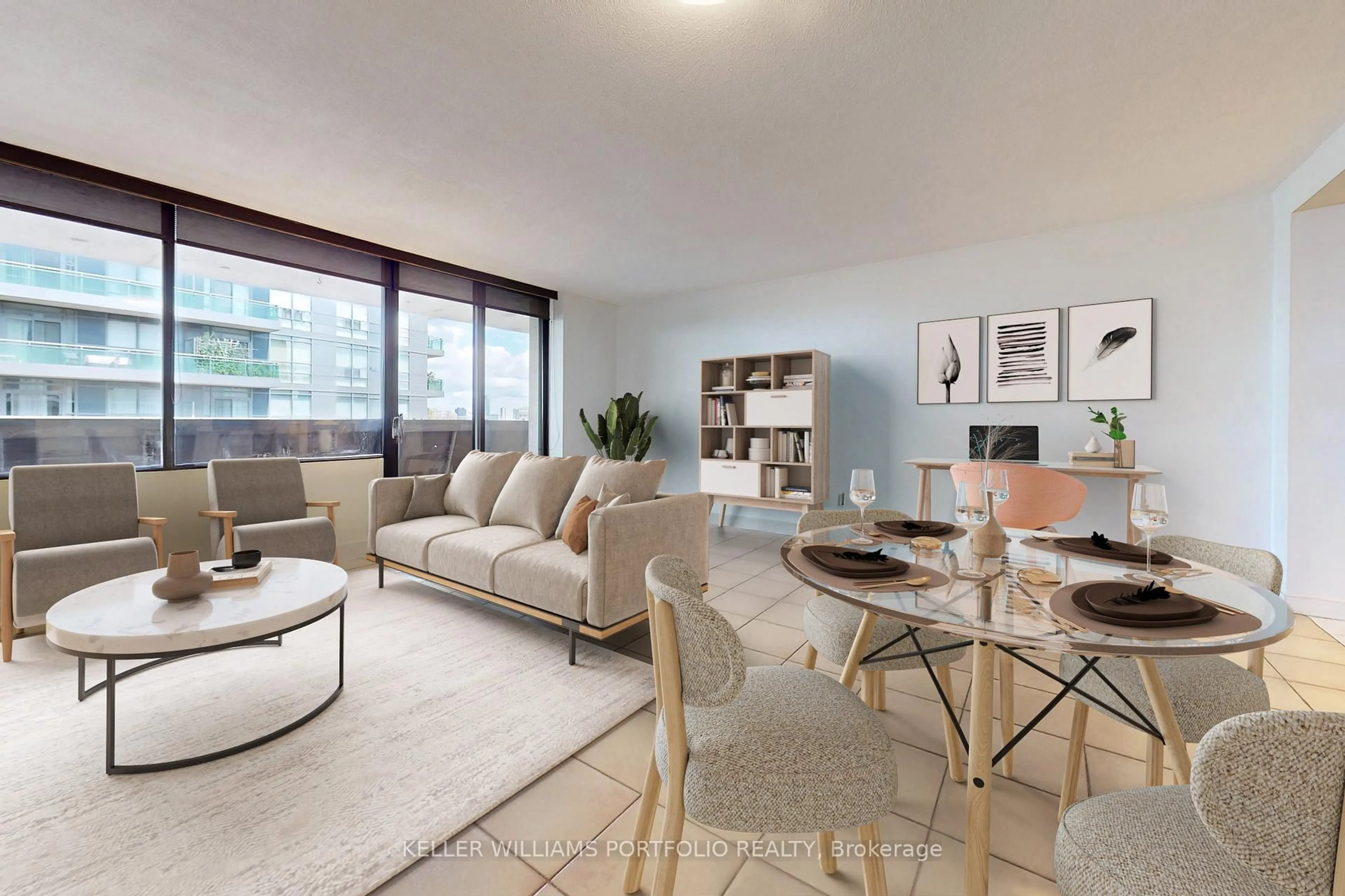 Living room with furniture, unknown for 720 Spadina Ave #1510, Toronto Ontario M5S 2T9