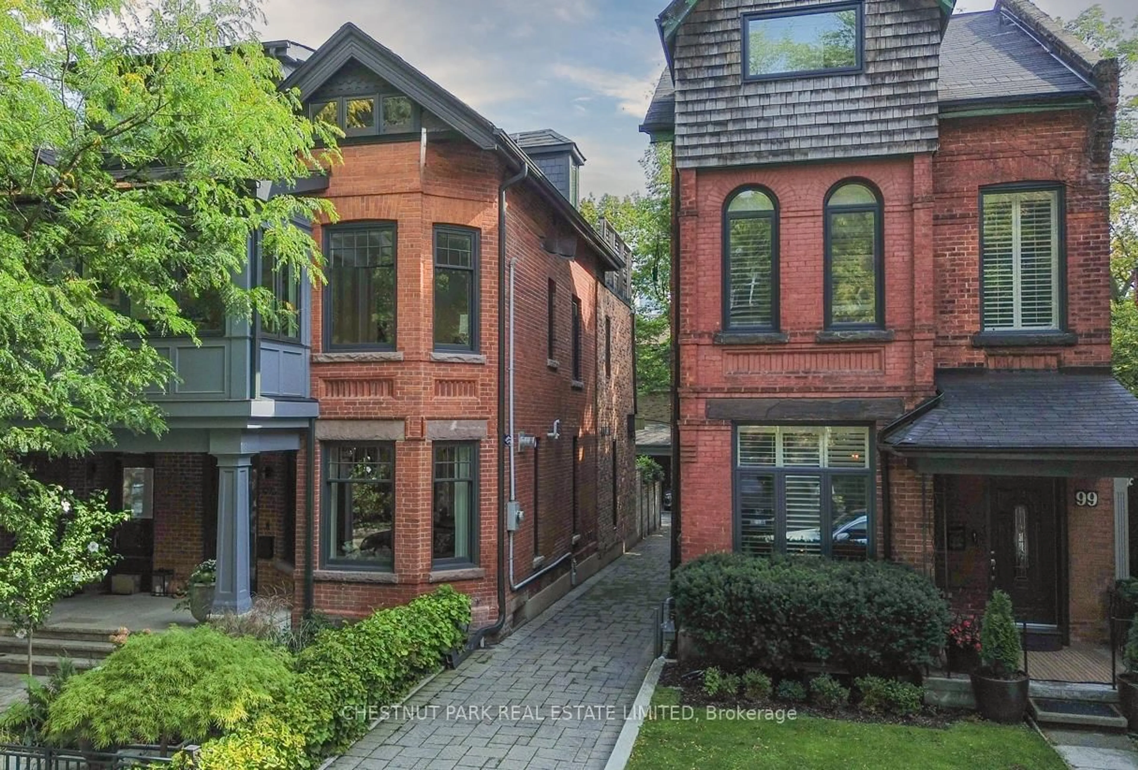 Home with brick exterior material, street for 97 Walker Ave, Toronto Ontario M4V 1G3