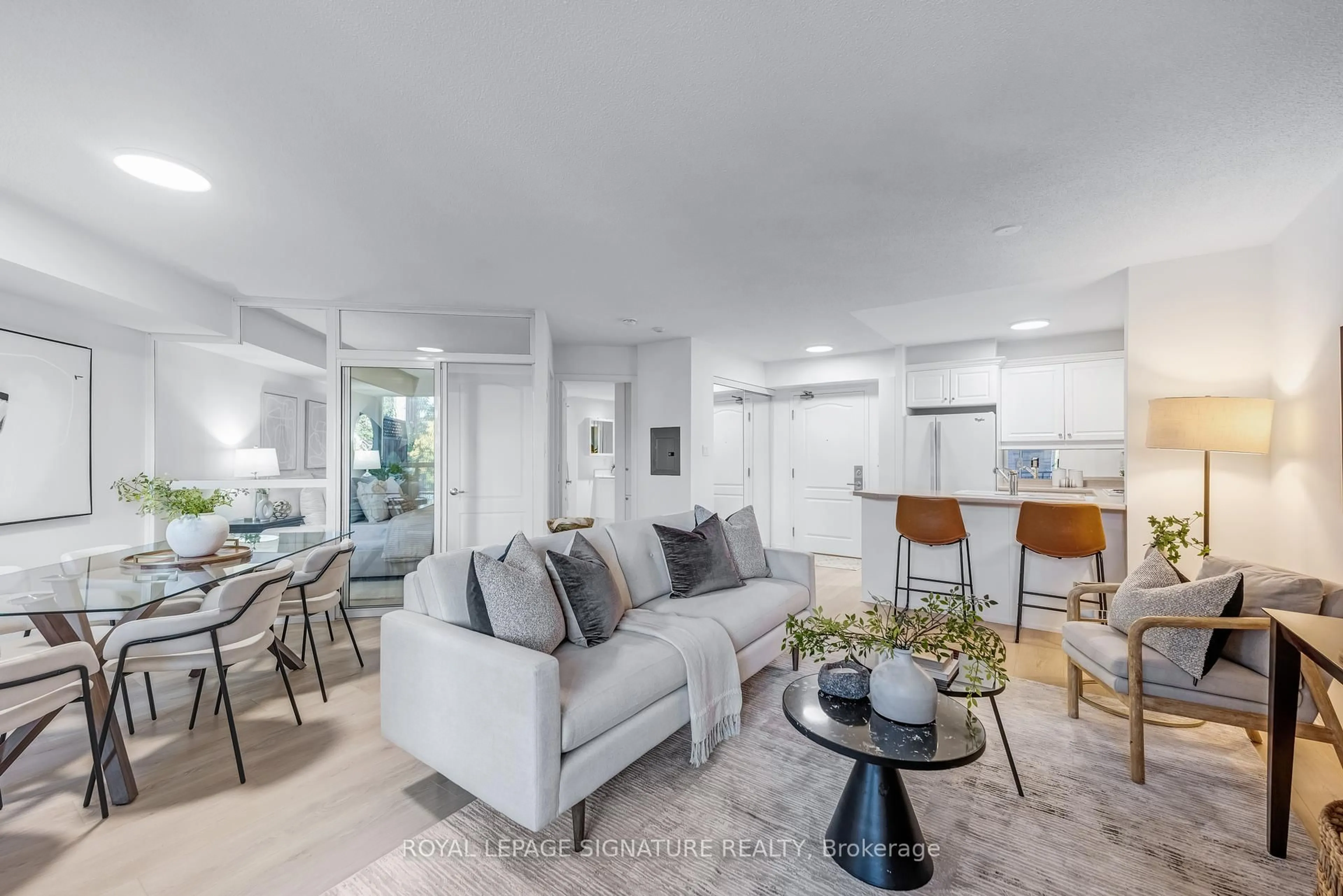 Living room with furniture, unknown for 18 Wanless Ave #317, Toronto Ontario M4N 3R9