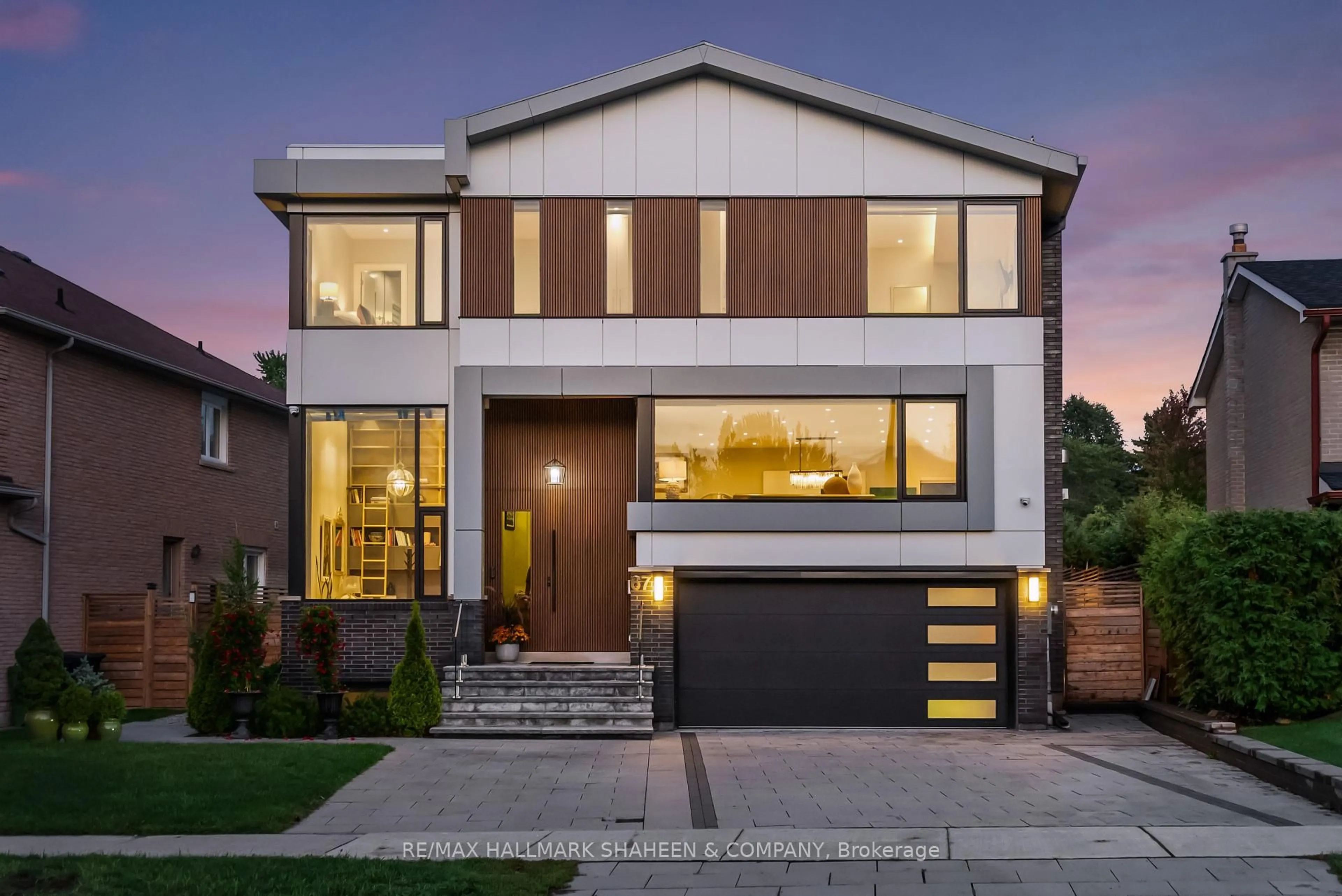 Home with brick exterior material, street for 67 Clansman Blvd, Toronto Ontario M2H 1X7