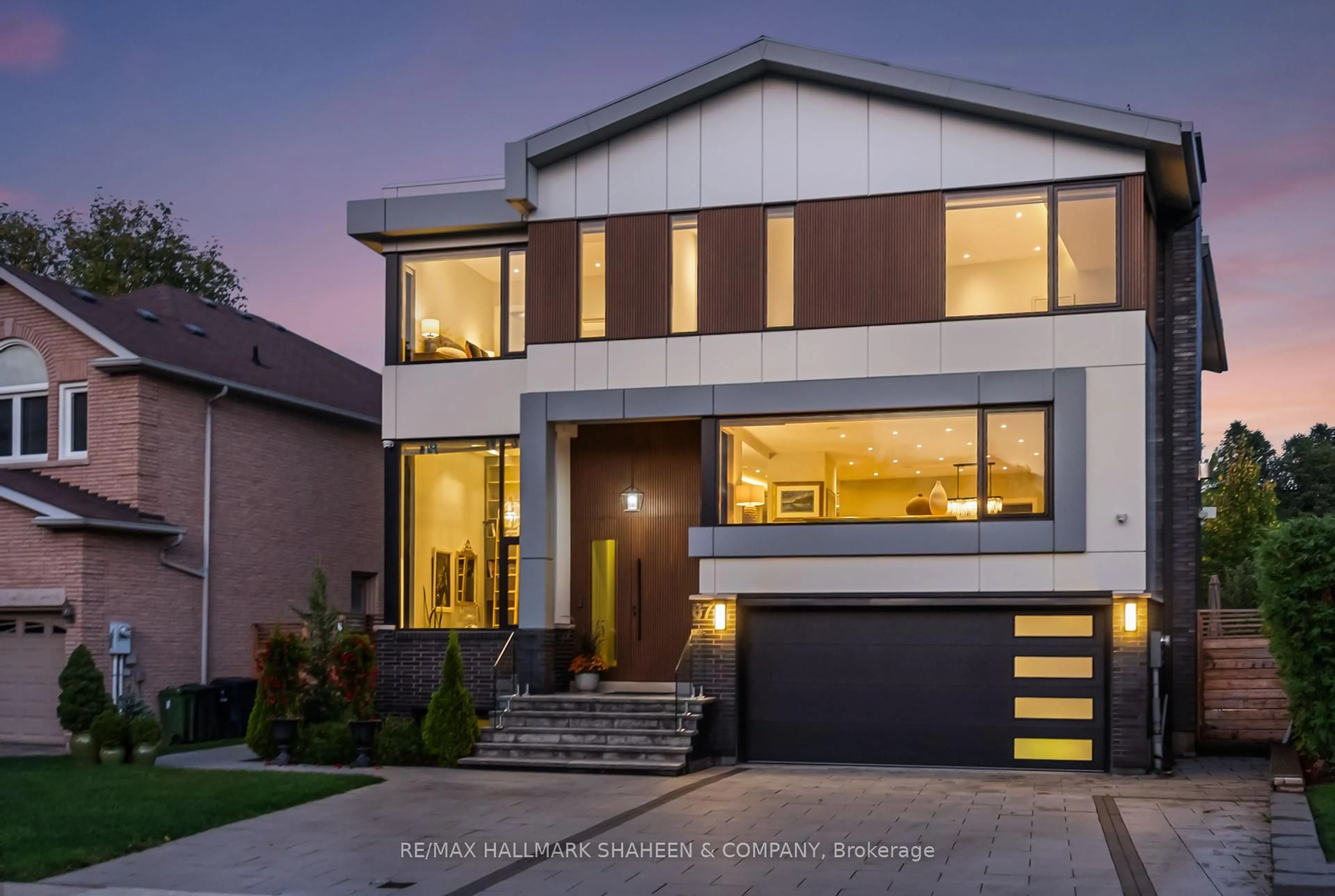 Home with brick exterior material, street for 67 Clansman Blvd, Toronto Ontario M2H 1X7