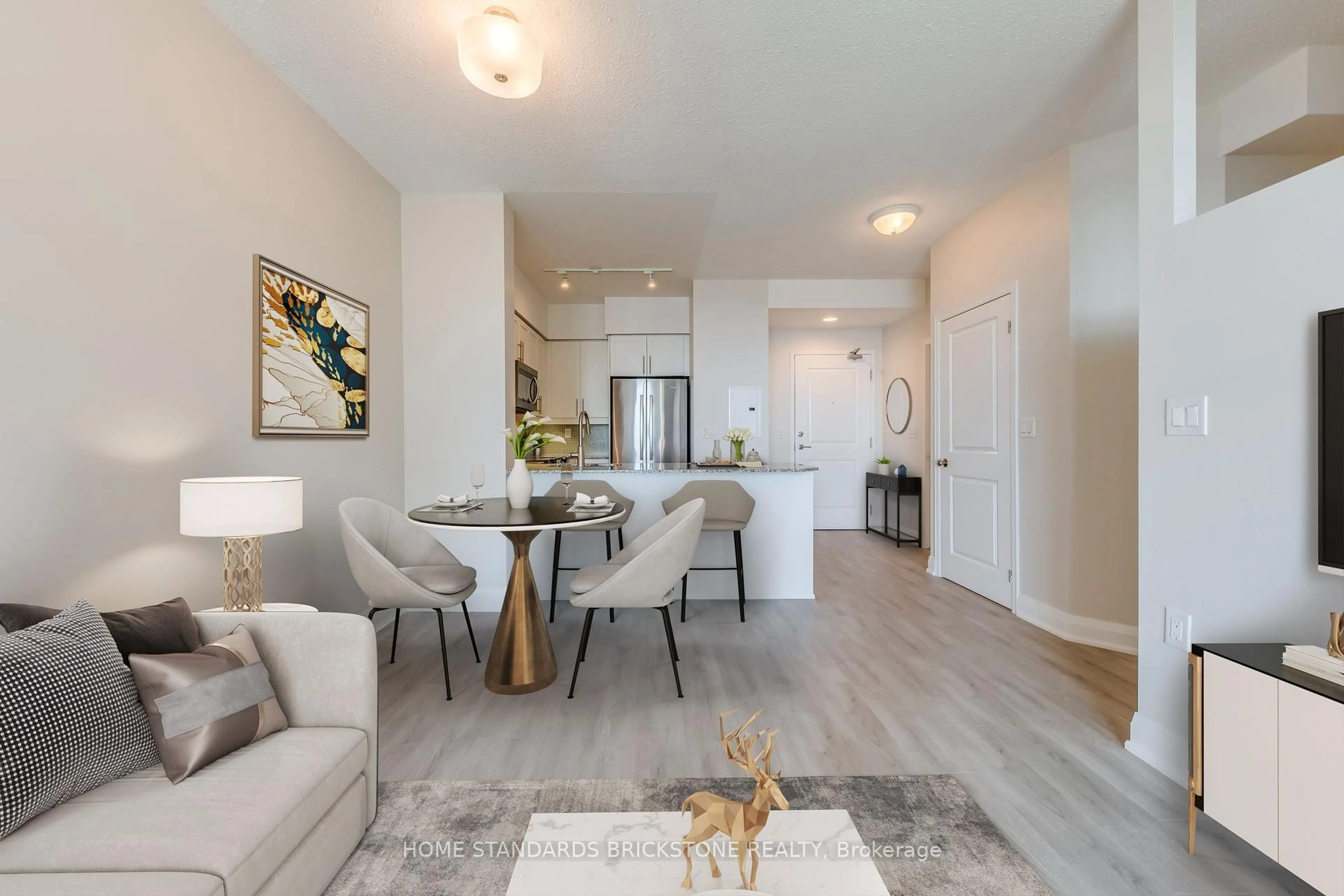 Living room with furniture, unknown for 125 Western Battery Rd #2508, Toronto Ontario M6K 3R8