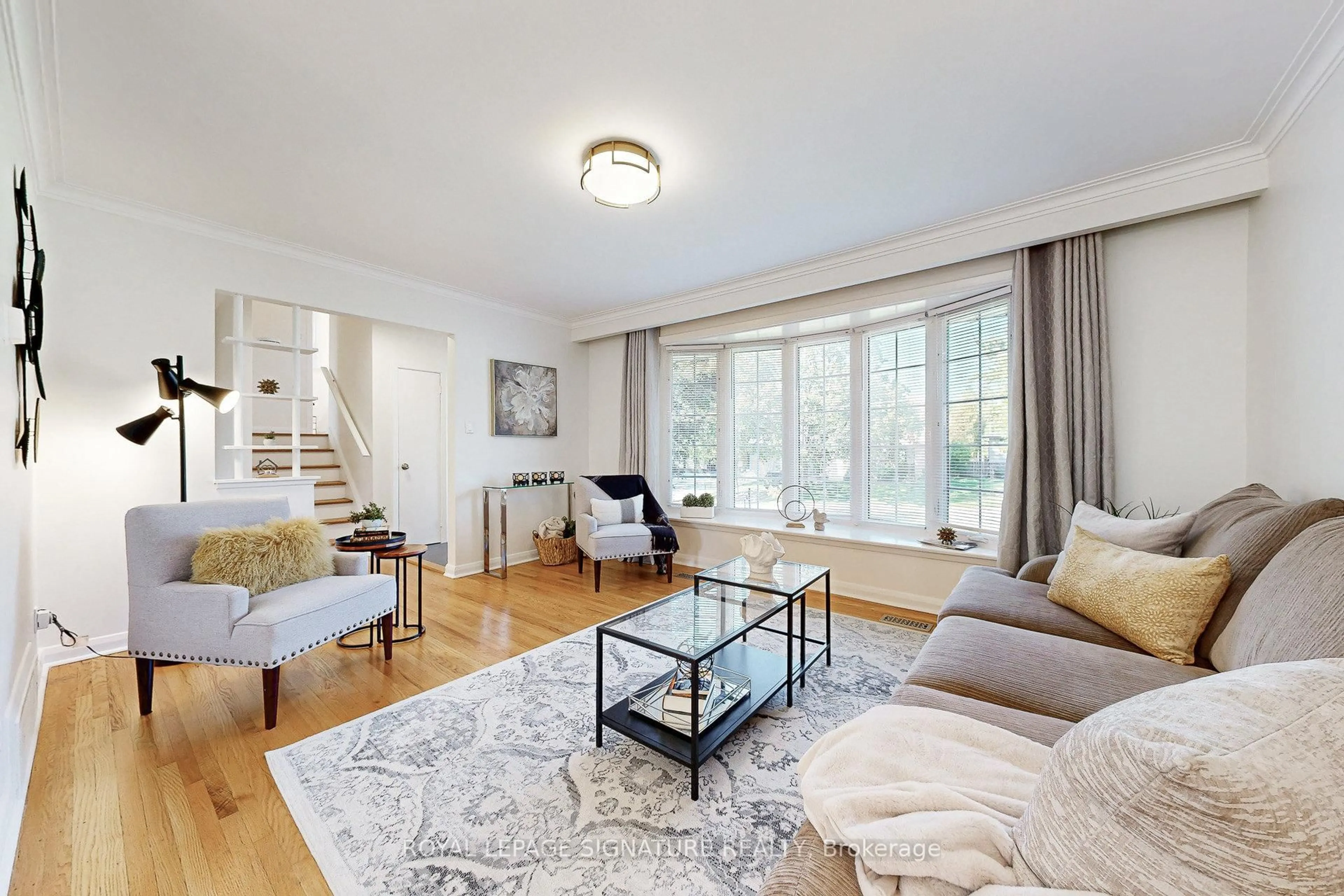 Living room with furniture, unknown for 45 Caronport Cres, Toronto Ontario M3A 1H2