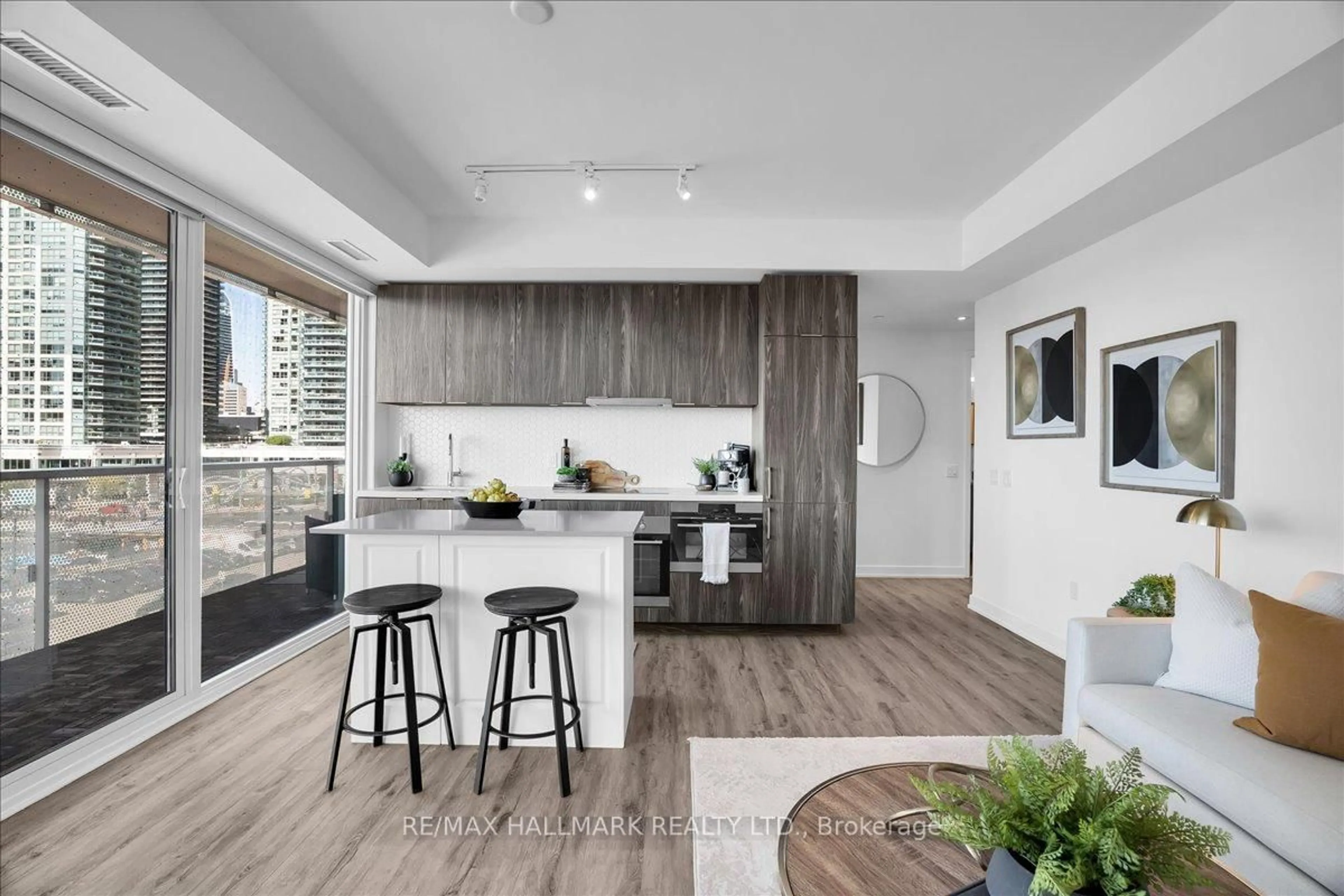 Open concept kitchen, unknown for 15 Queens Quay #311, Toronto Ontario M5E 0A4
