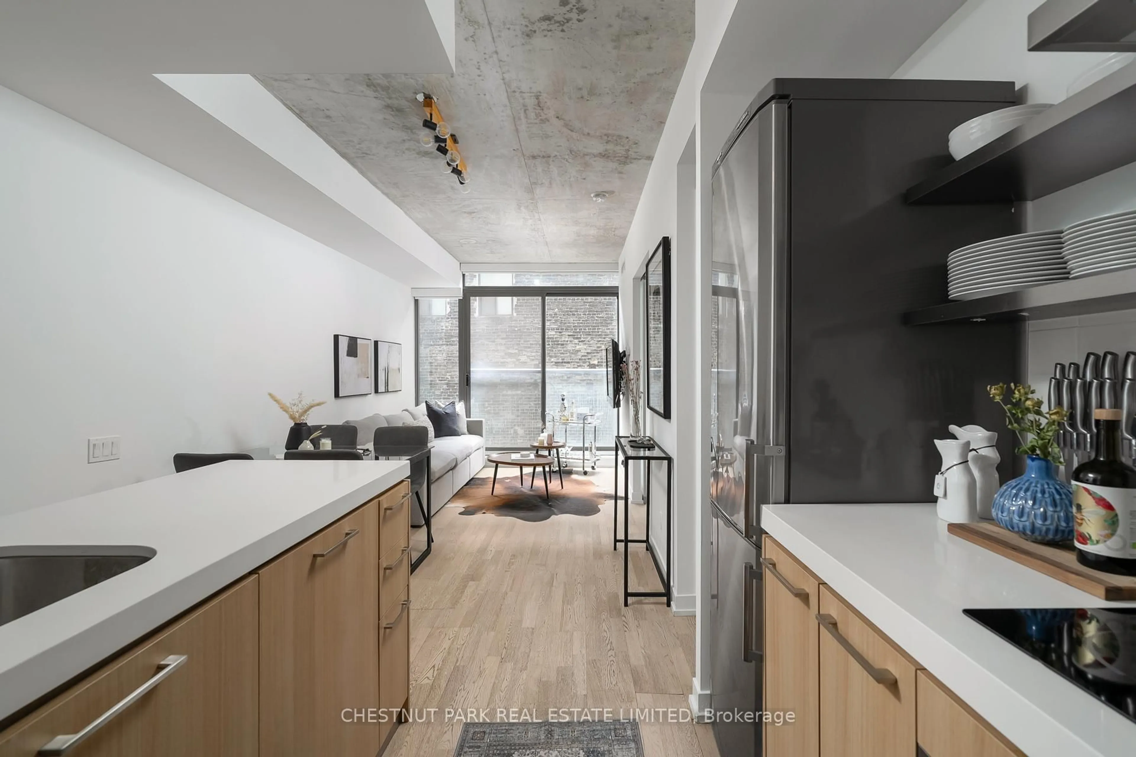 Open concept kitchen, unknown for 461 Adelaide St #230, Toronto Ontario M5V 0L6