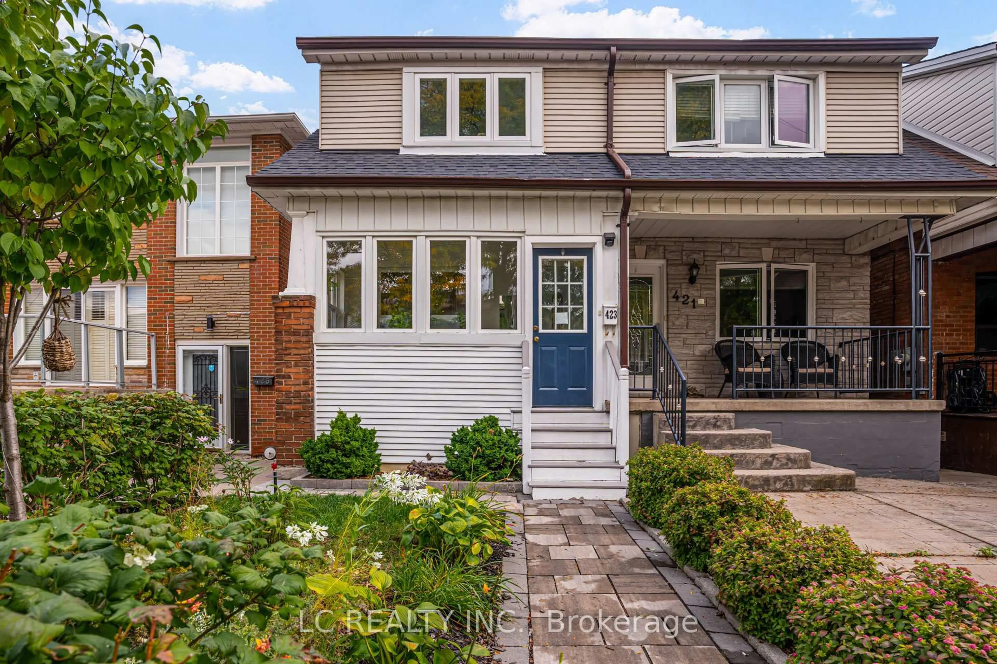 Home with brick exterior material, street for 423 Westmount Ave, Toronto Ontario M6E 3N4