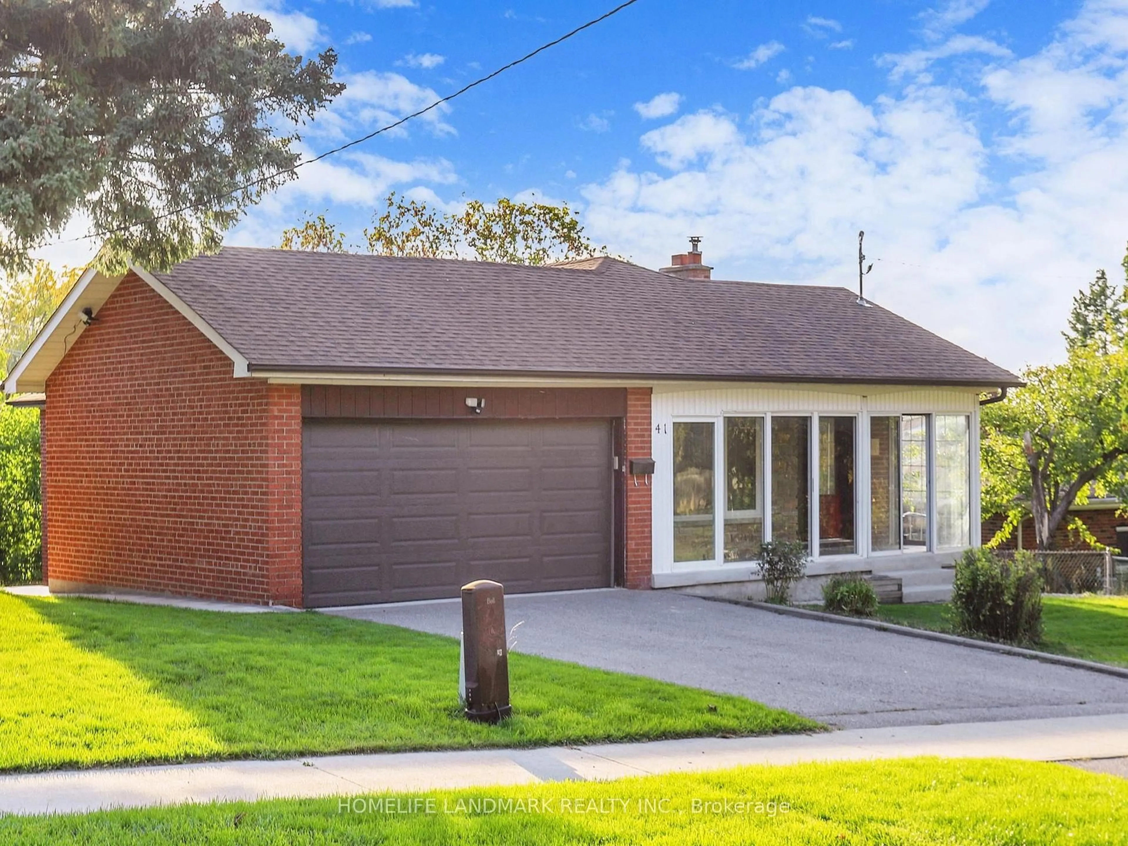 Home with brick exterior material, street for 41 Goodview Rd, Toronto Ontario M2J 2K7