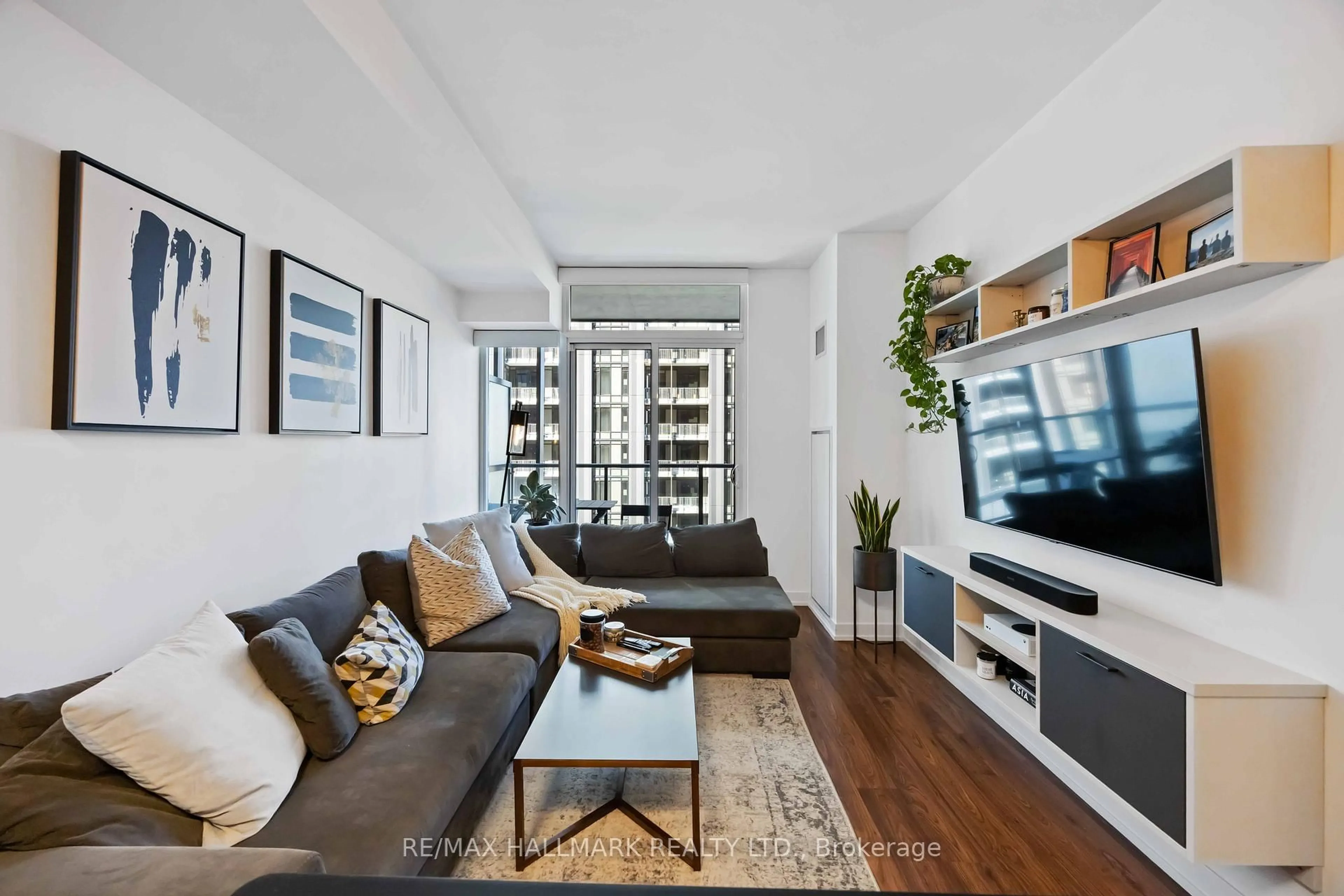 Living room with furniture, unknown for 105 George St #902, Toronto Ontario M5A 2N4