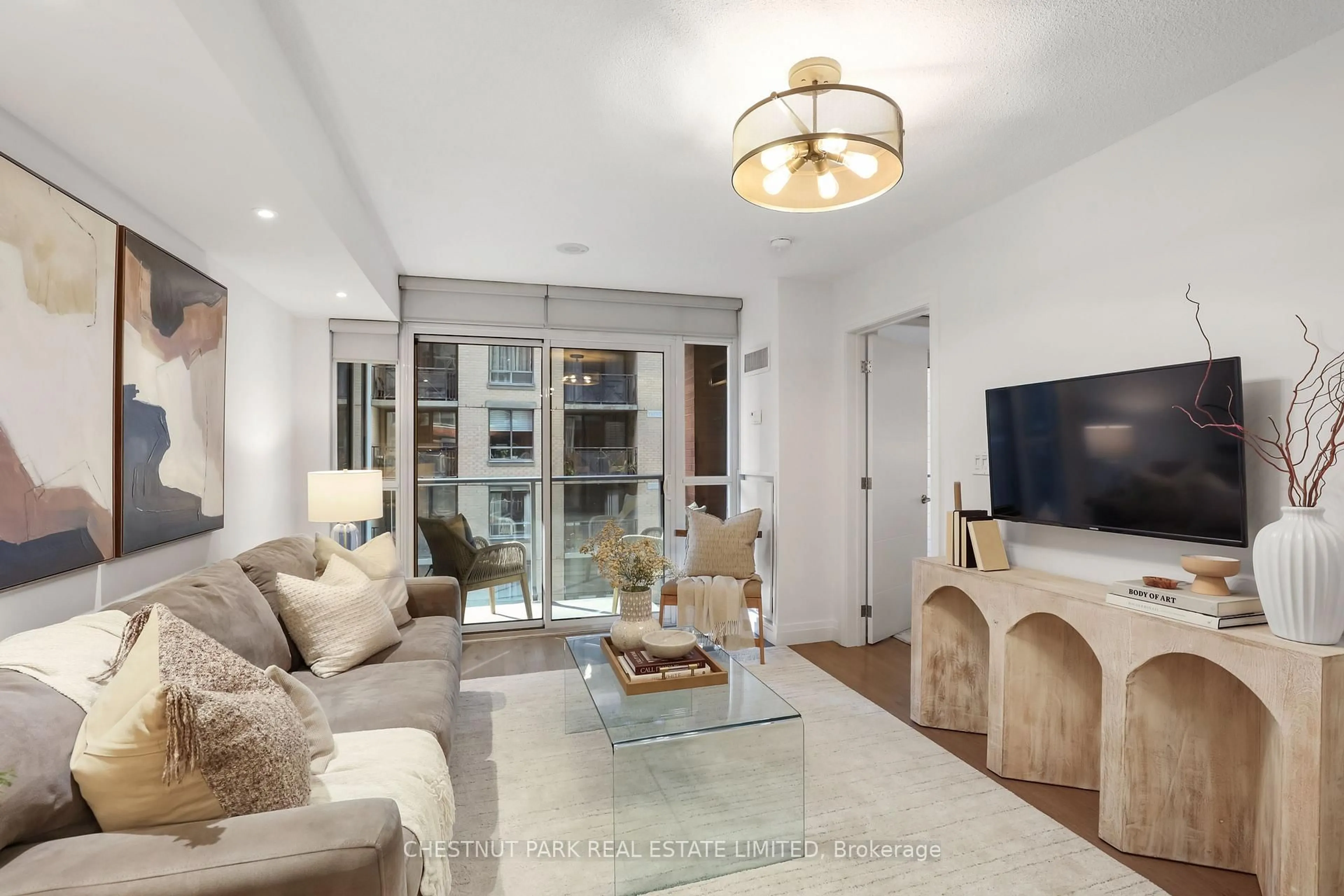 Living room with furniture, unknown for 126 Simcoe St #507, Toronto Ontario M5H 4E6