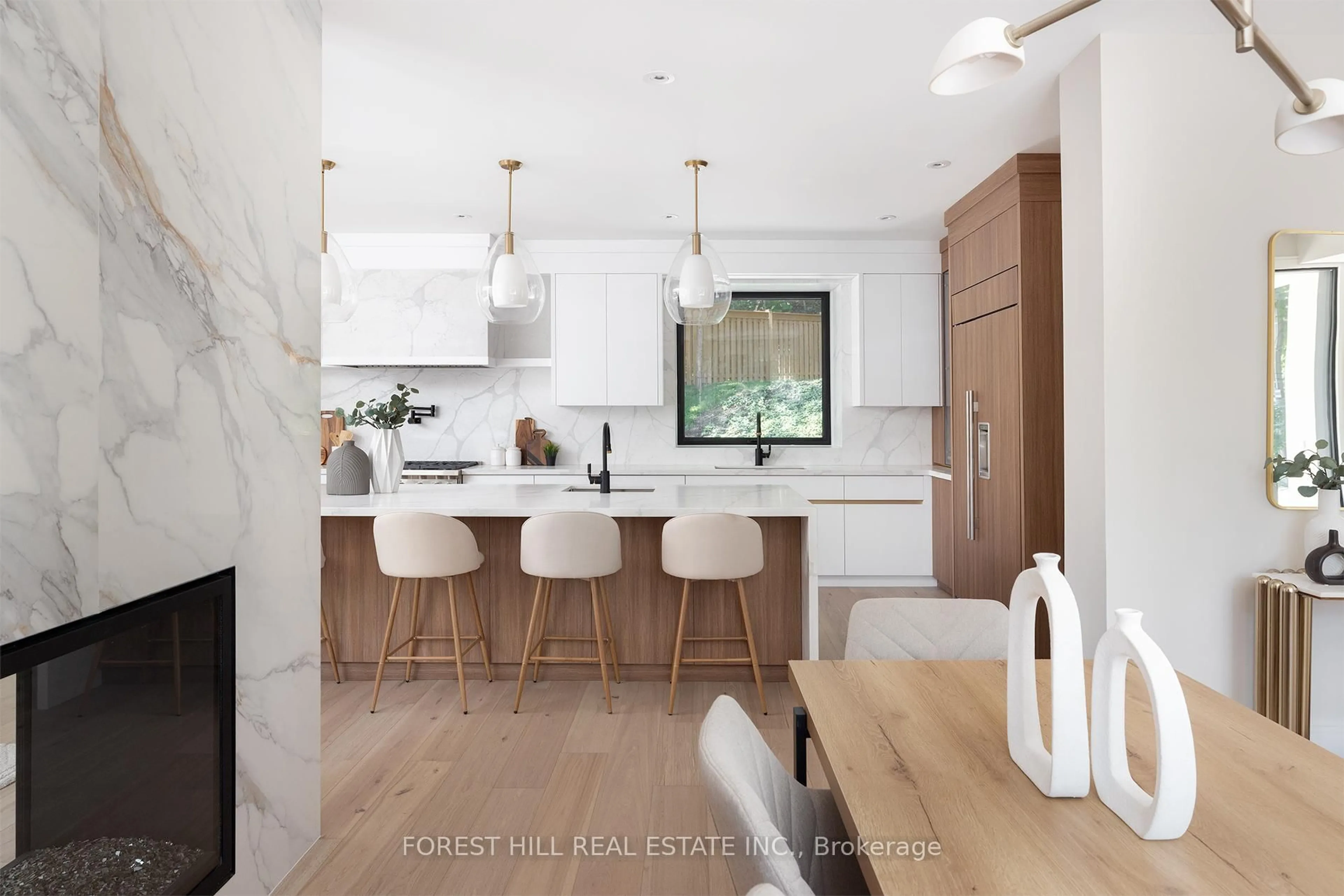 Contemporary kitchen, ceramic/tile floor for 52 Roxborough Dr, Toronto Ontario M4W 1X1
