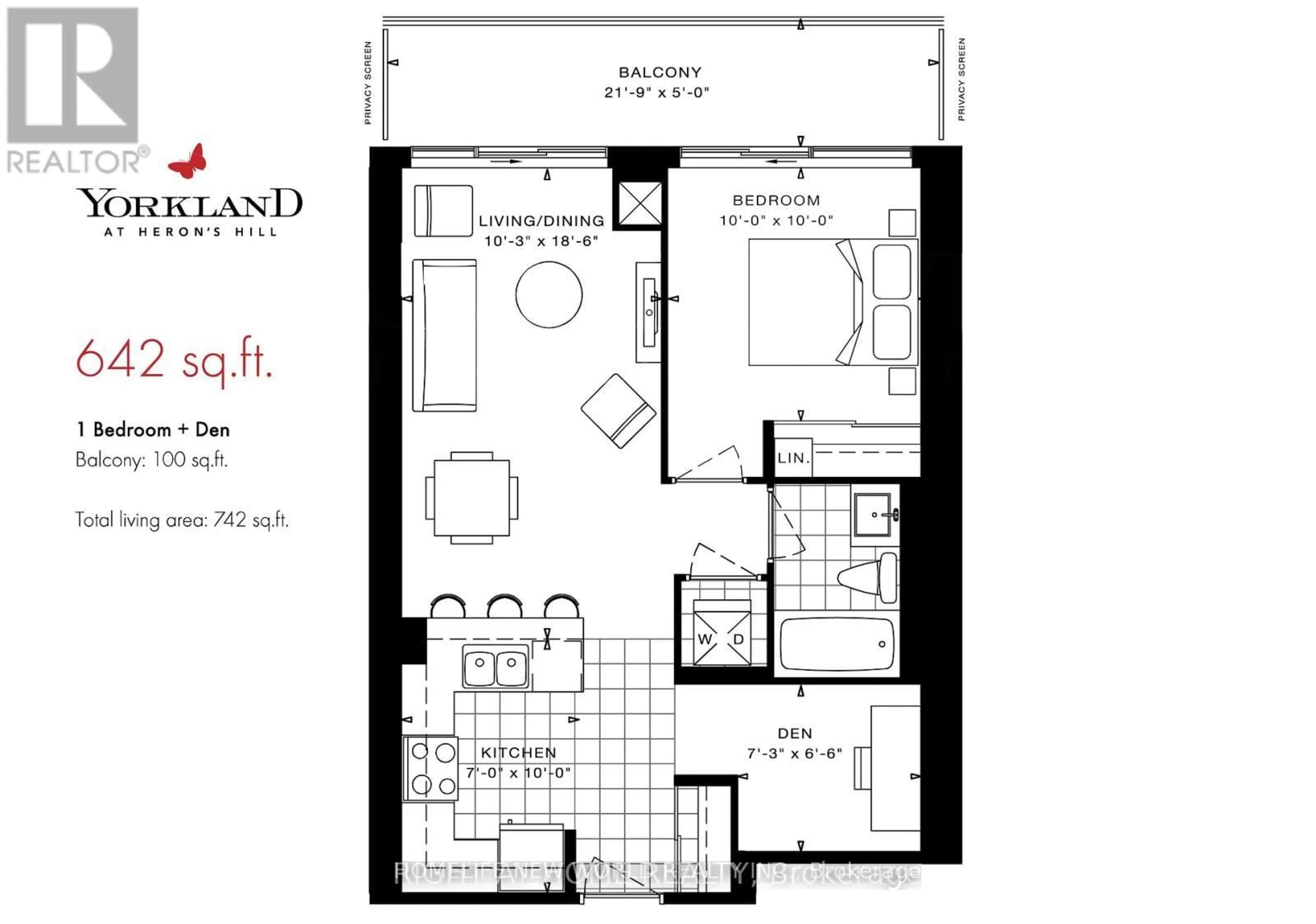 Floor plan for 275 Yorkland Rd #3208, Toronto Ontario M2J 0B4
